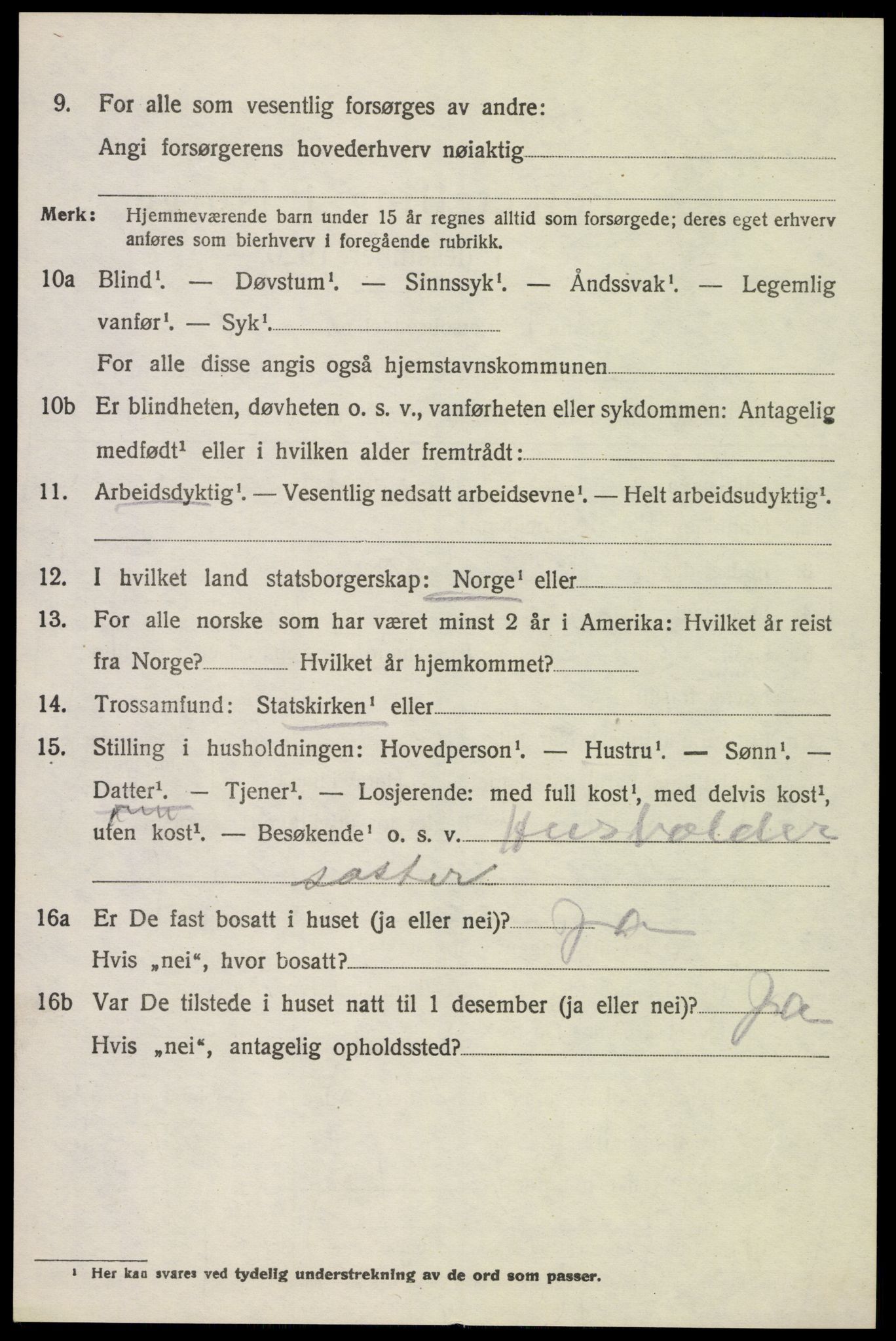 SAH, 1920 census for Stange, 1920, p. 17832