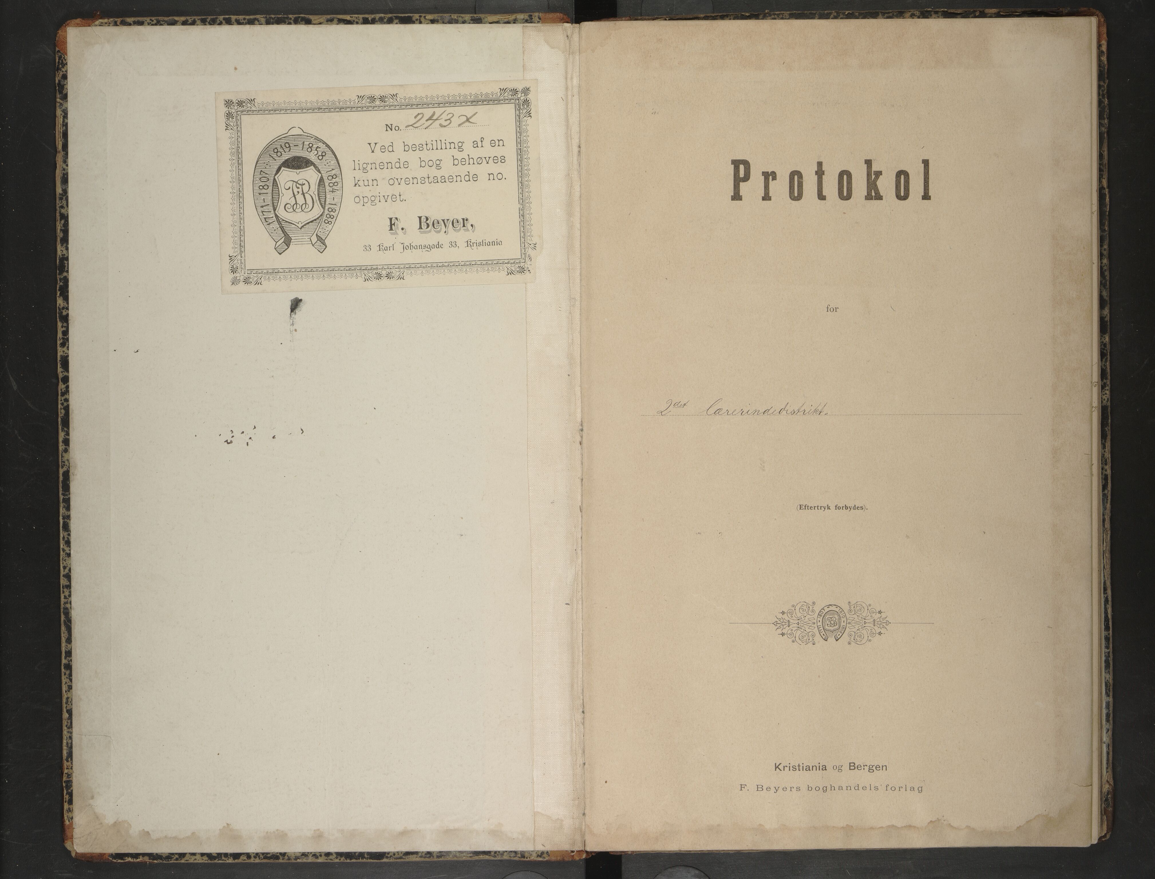 Bodin kommune. Ymse skolekretser/skoler, AIN/K-18431.510.12/F/Fa/L0020: Skoleprotokoll. Jensvold, Mørkved, Støver, Valle, 1892-1905