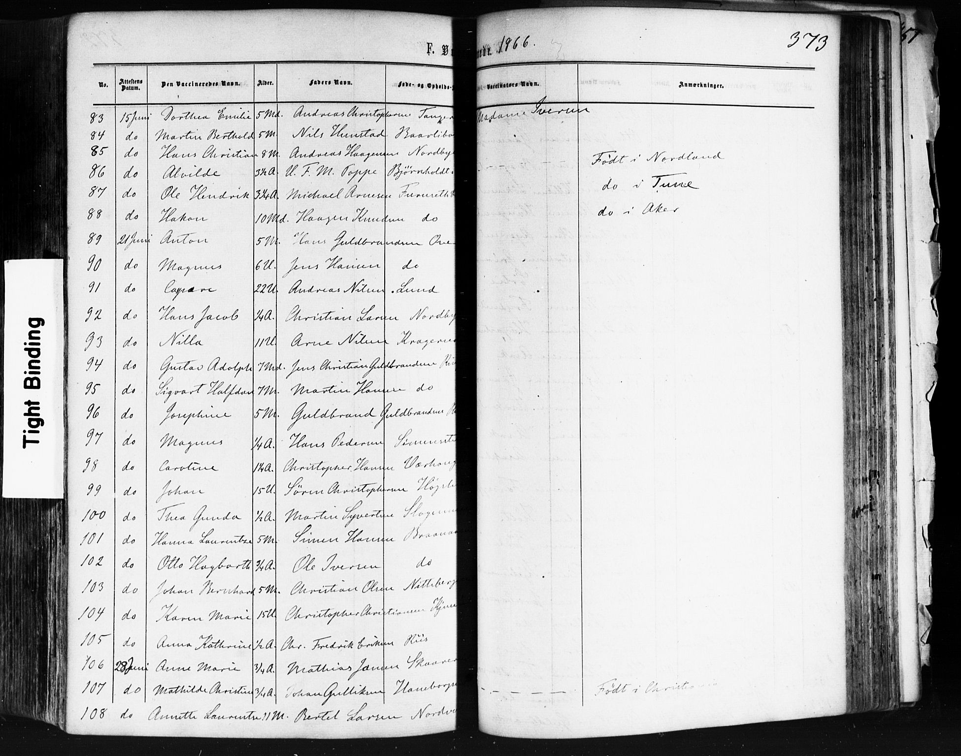 Skedsmo prestekontor Kirkebøker, AV/SAO-A-10033a/F/Fa/L0011: Parish register (official) no. I 11, 1866-1876, p. 373