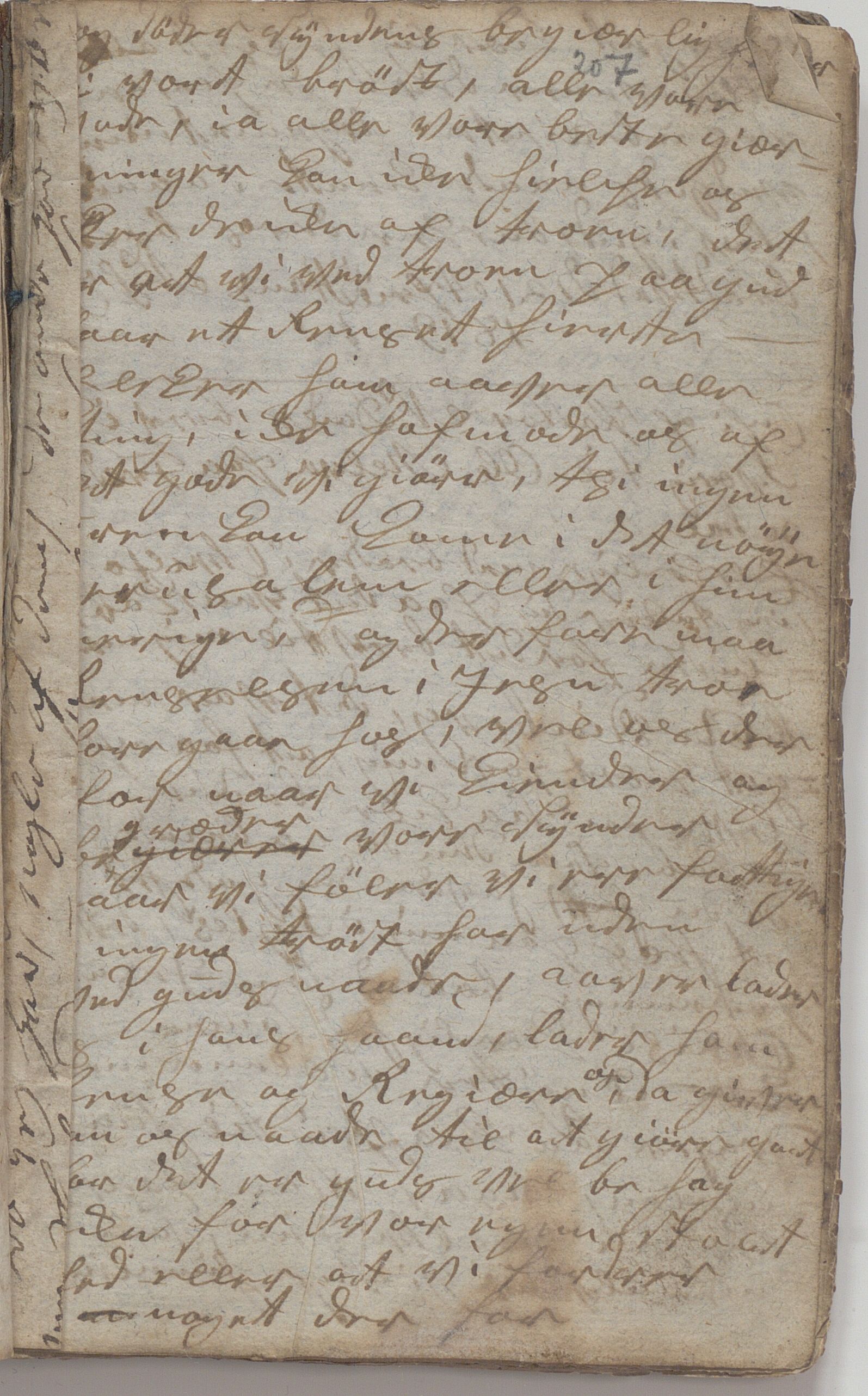 Heggtveitsamlingen, TMF/A-1007/H/L0048/0004: Brev, kopibøker. / "Schelbred I", 1787-1824, p. 207