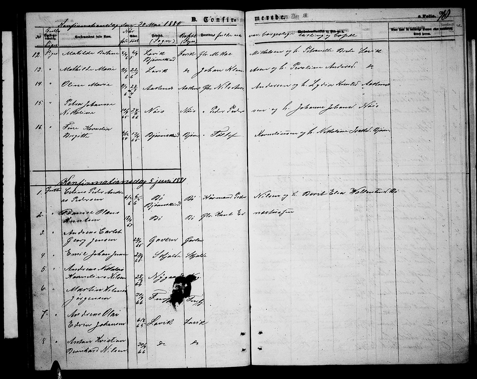 Ministerialprotokoller, klokkerbøker og fødselsregistre - Nordland, SAT/A-1459/898/L1426: Parish register (copy) no. 898C01, 1869-1886, p. 78