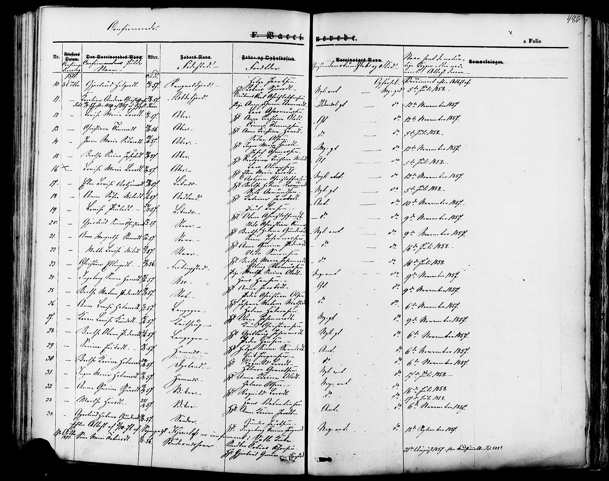 Skudenes sokneprestkontor, AV/SAST-A -101849/H/Ha/Haa/L0006: Parish register (official) no. A 4, 1864-1881, p. 486
