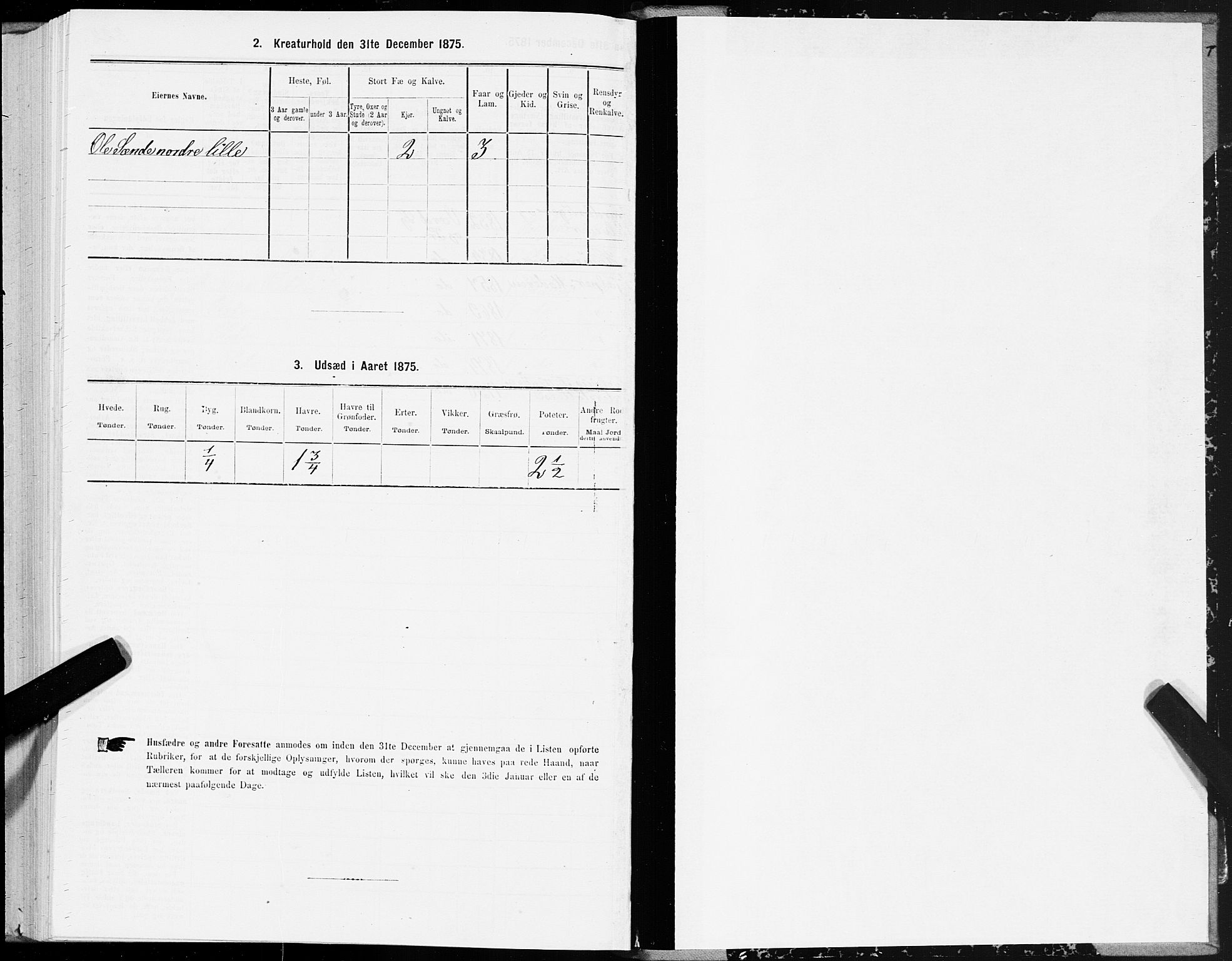 SAT, 1875 census for 1721P Verdal, 1875