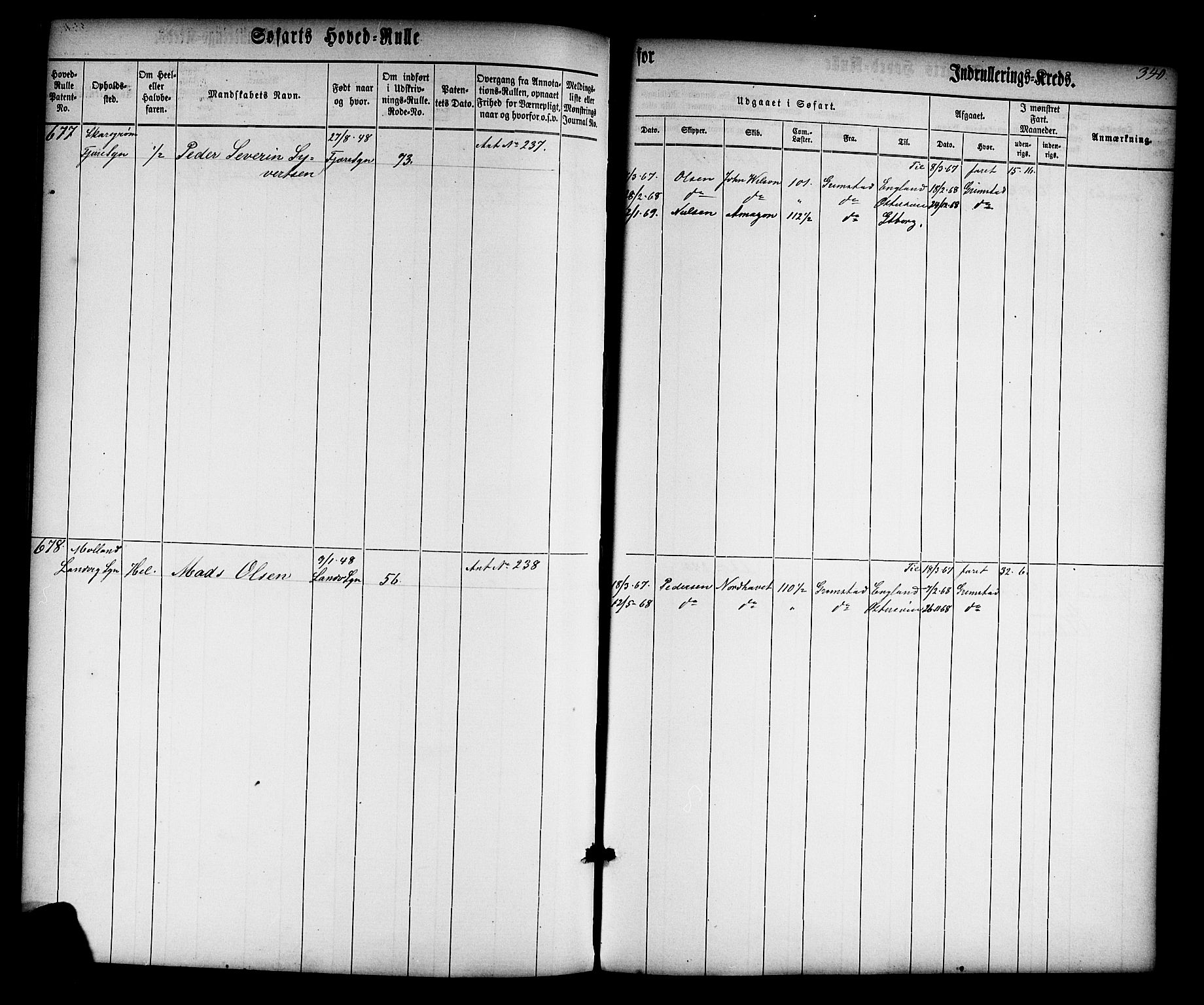 Grimstad mønstringskrets, AV/SAK-2031-0013/F/Fb/L0008: Hovedrulle nr 1-766, V-21, 1860-1869, p. 355