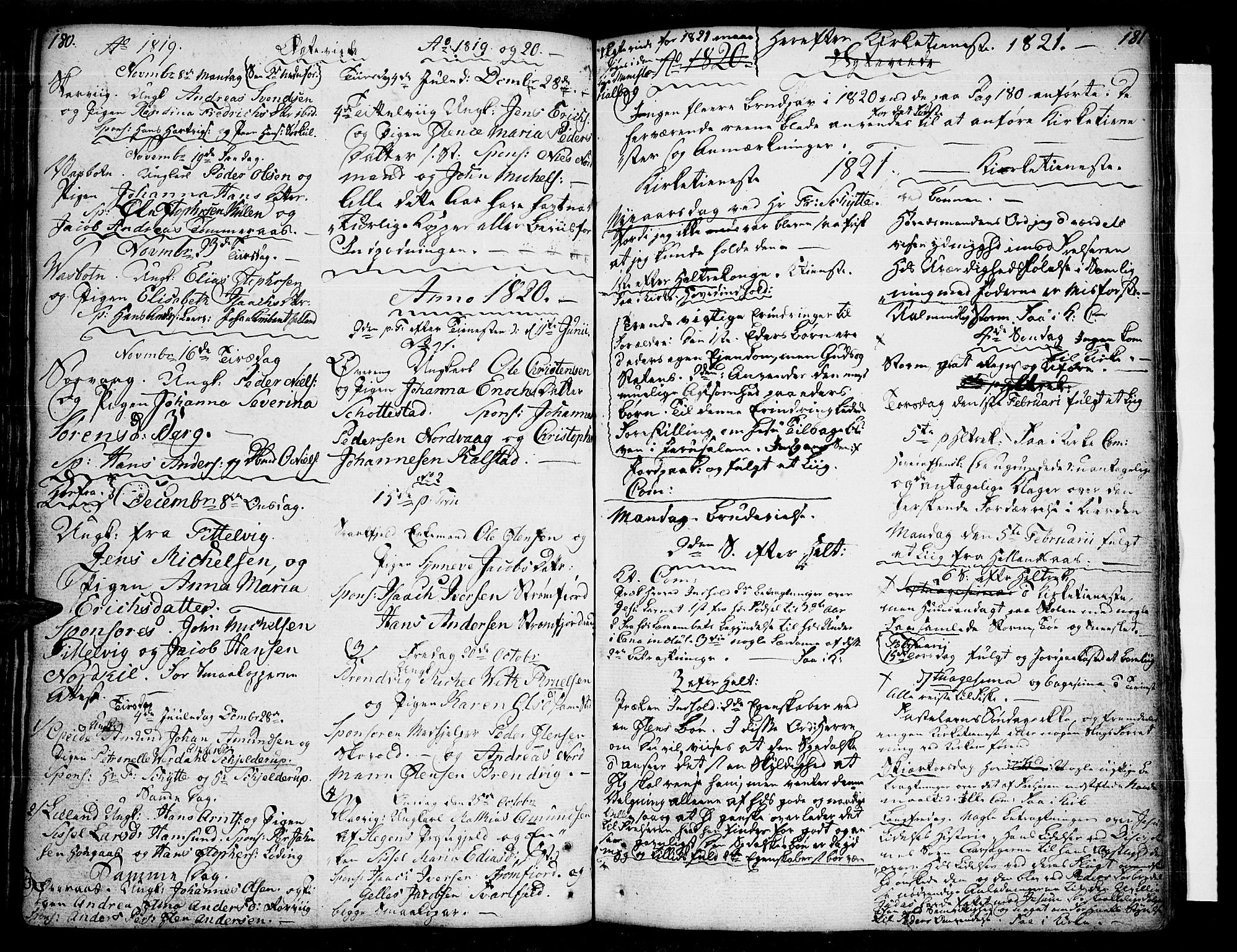 Ministerialprotokoller, klokkerbøker og fødselsregistre - Nordland, AV/SAT-A-1459/859/L0841: Parish register (official) no. 859A01, 1766-1821, p. 180-181