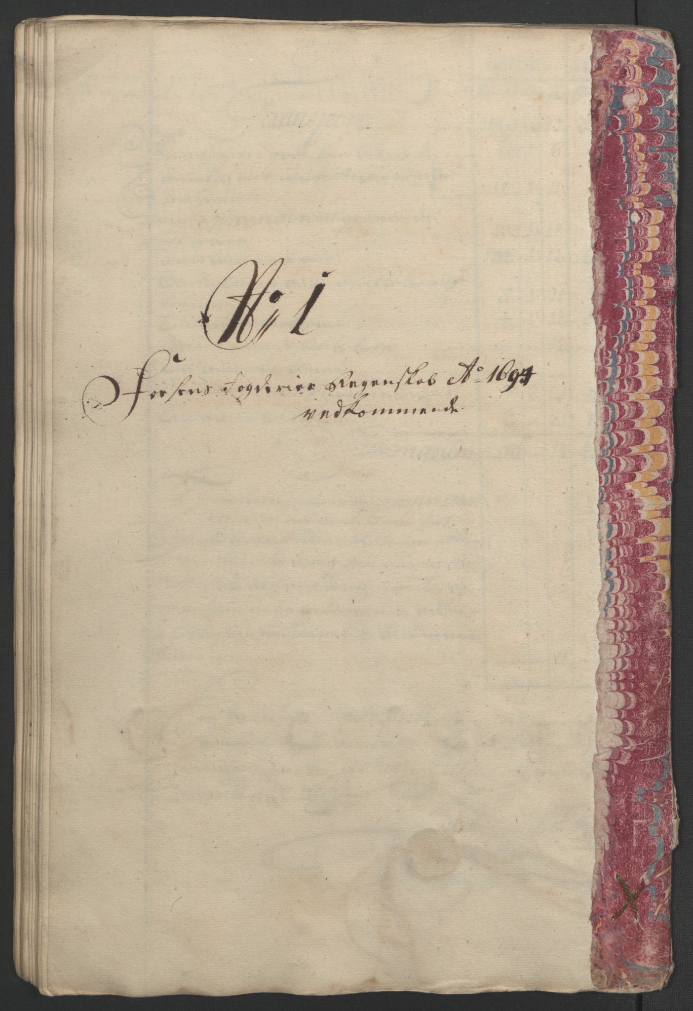Rentekammeret inntil 1814, Reviderte regnskaper, Fogderegnskap, RA/EA-4092/R57/L3850: Fogderegnskap Fosen, 1694, p. 74