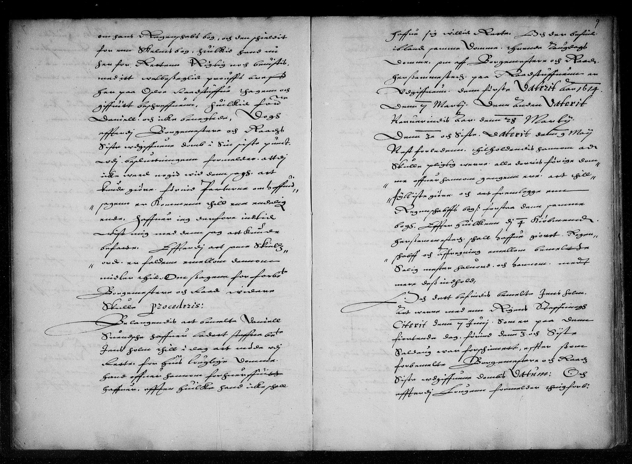 Christiania lagting, AV/SAO-A-11131/F/Fa/L0007: Tingbok, 1615-1616, p. 8-9