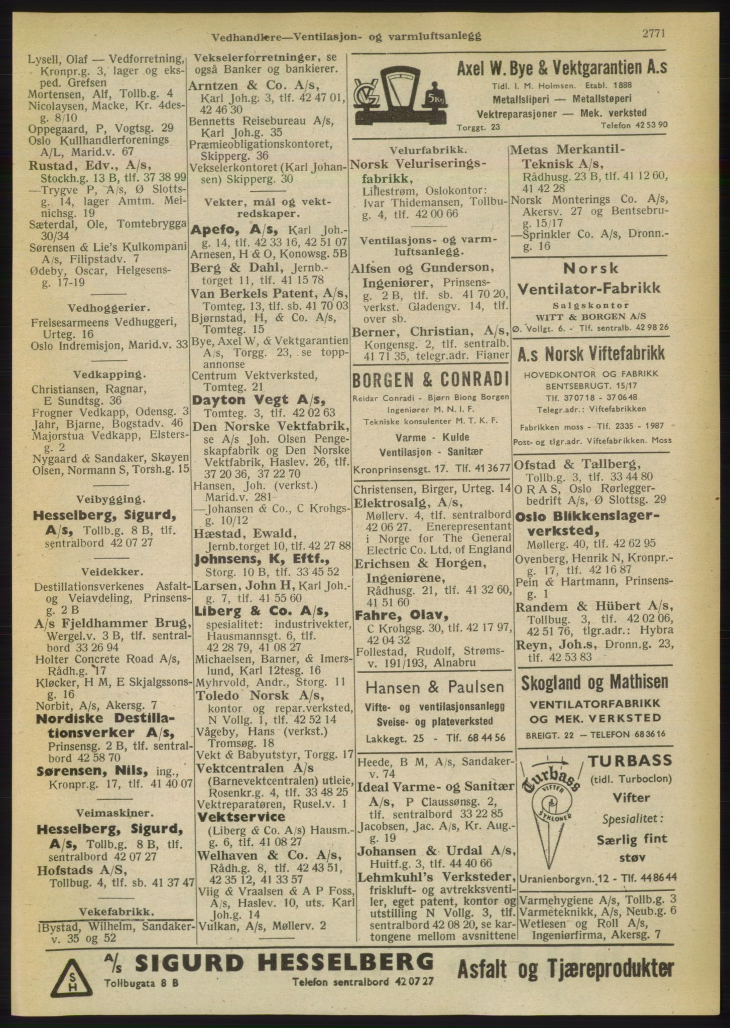 Kristiania/Oslo adressebok, PUBL/-, 1949, p. 2771