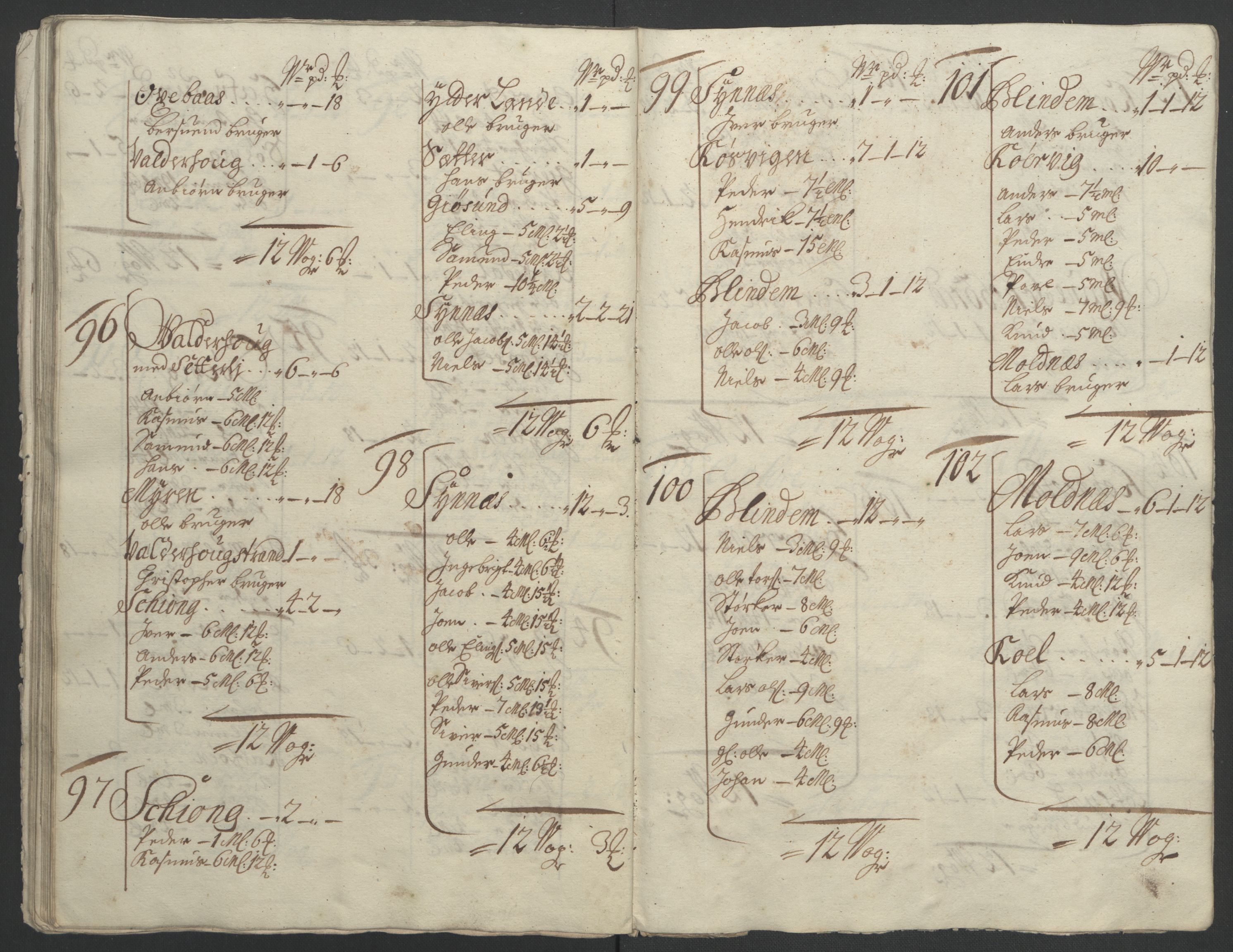 Rentekammeret inntil 1814, Reviderte regnskaper, Fogderegnskap, AV/RA-EA-4092/R54/L3555: Fogderegnskap Sunnmøre, 1694-1695, p. 83