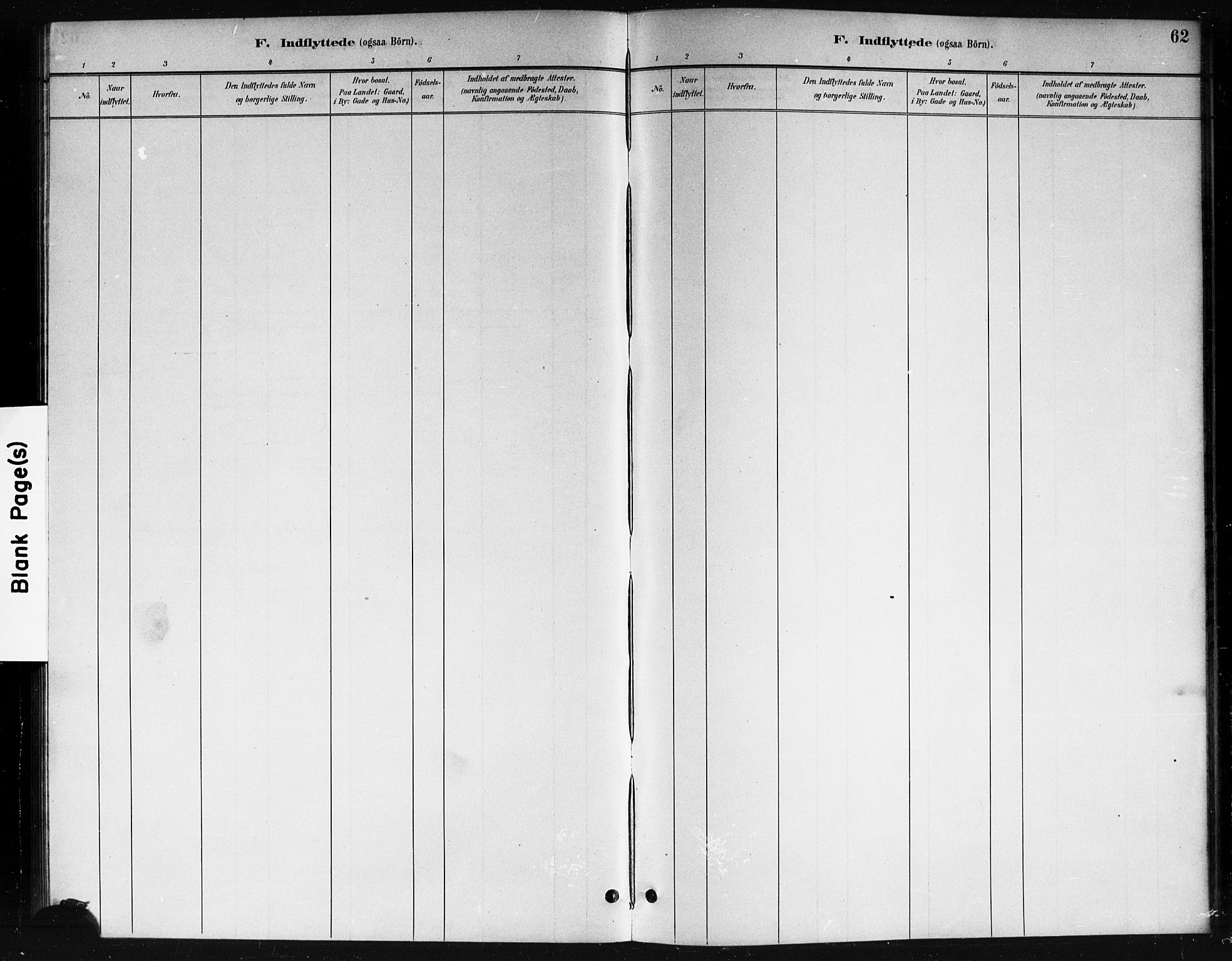 Skjeberg prestekontor Kirkebøker, SAO/A-10923/F/Fb/L0001: Parish register (official) no. II 1, 1886-1894, p. 62