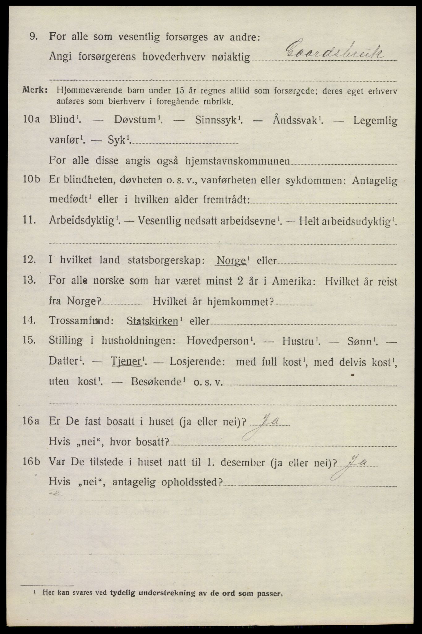 SAKO, 1920 census for Holla, 1920, p. 8012