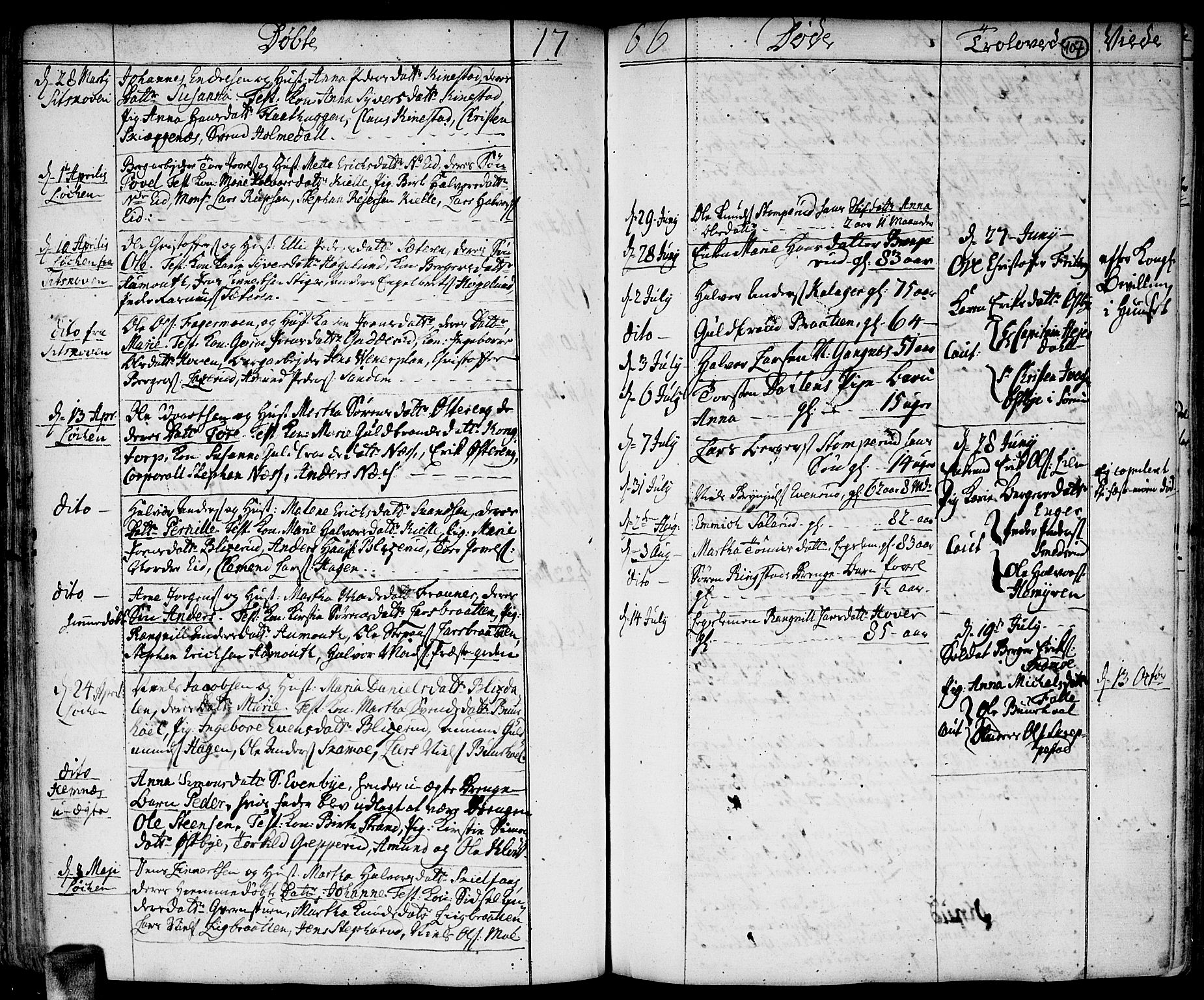 Høland prestekontor Kirkebøker, AV/SAO-A-10346a/F/Fa/L0004: Parish register (official) no. I 4, 1757-1780, p. 107