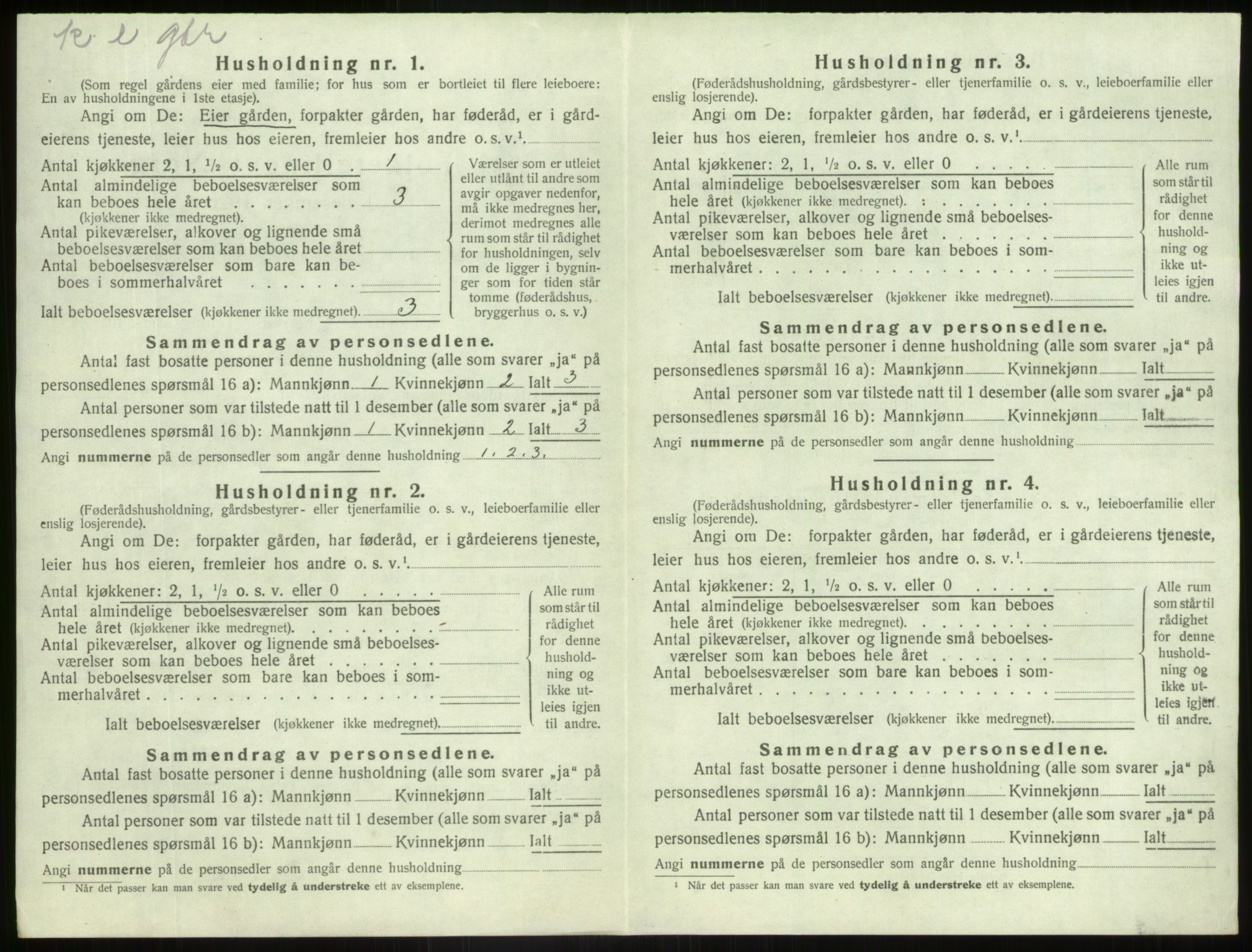 SAB, 1920 census for Luster, 1920, p. 992