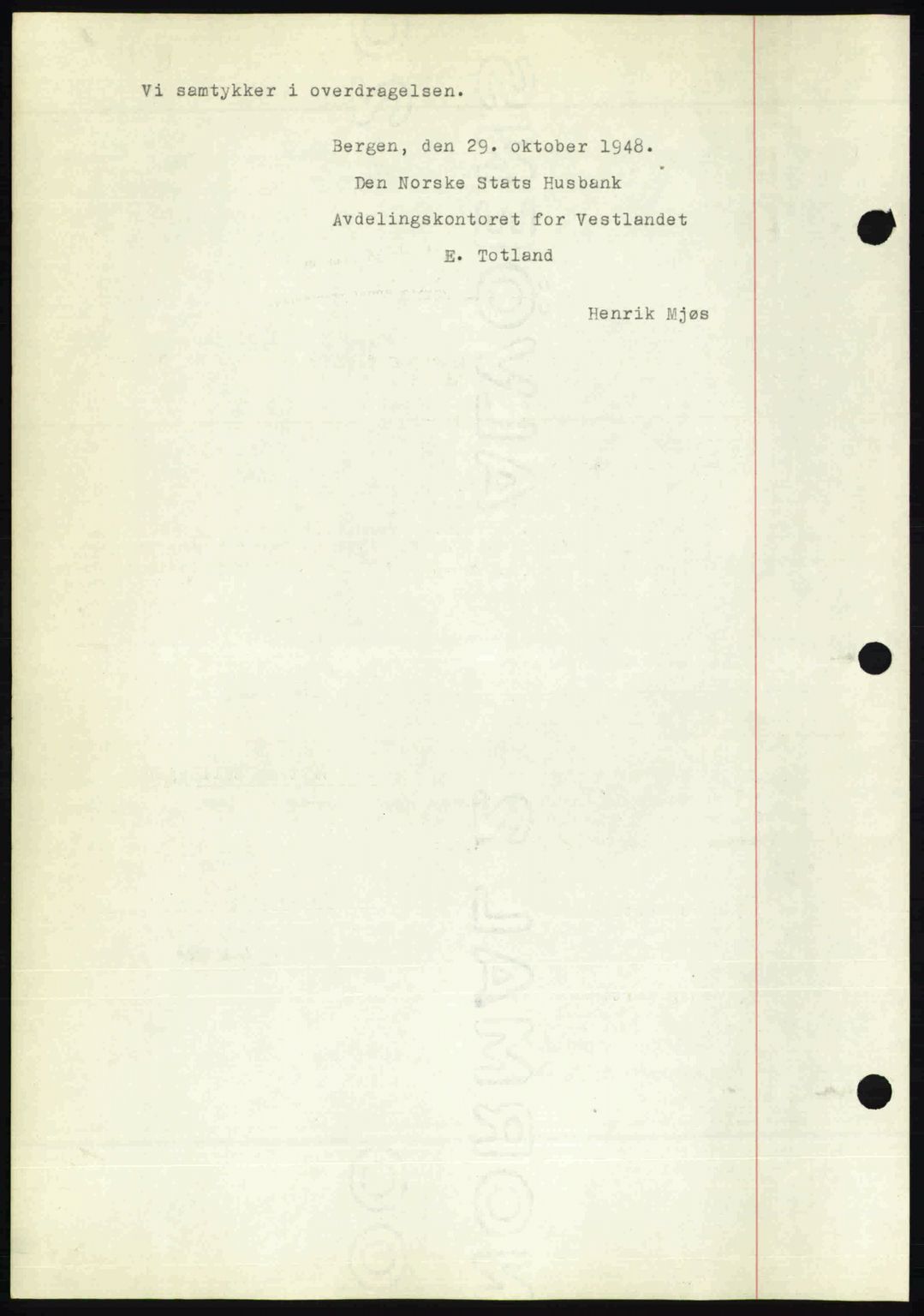 Stavanger byrett, AV/SAST-A-100455/002/G/Gb/L0023: Mortgage book no. A12, 1948-1949, Diary no: : 2603/1948