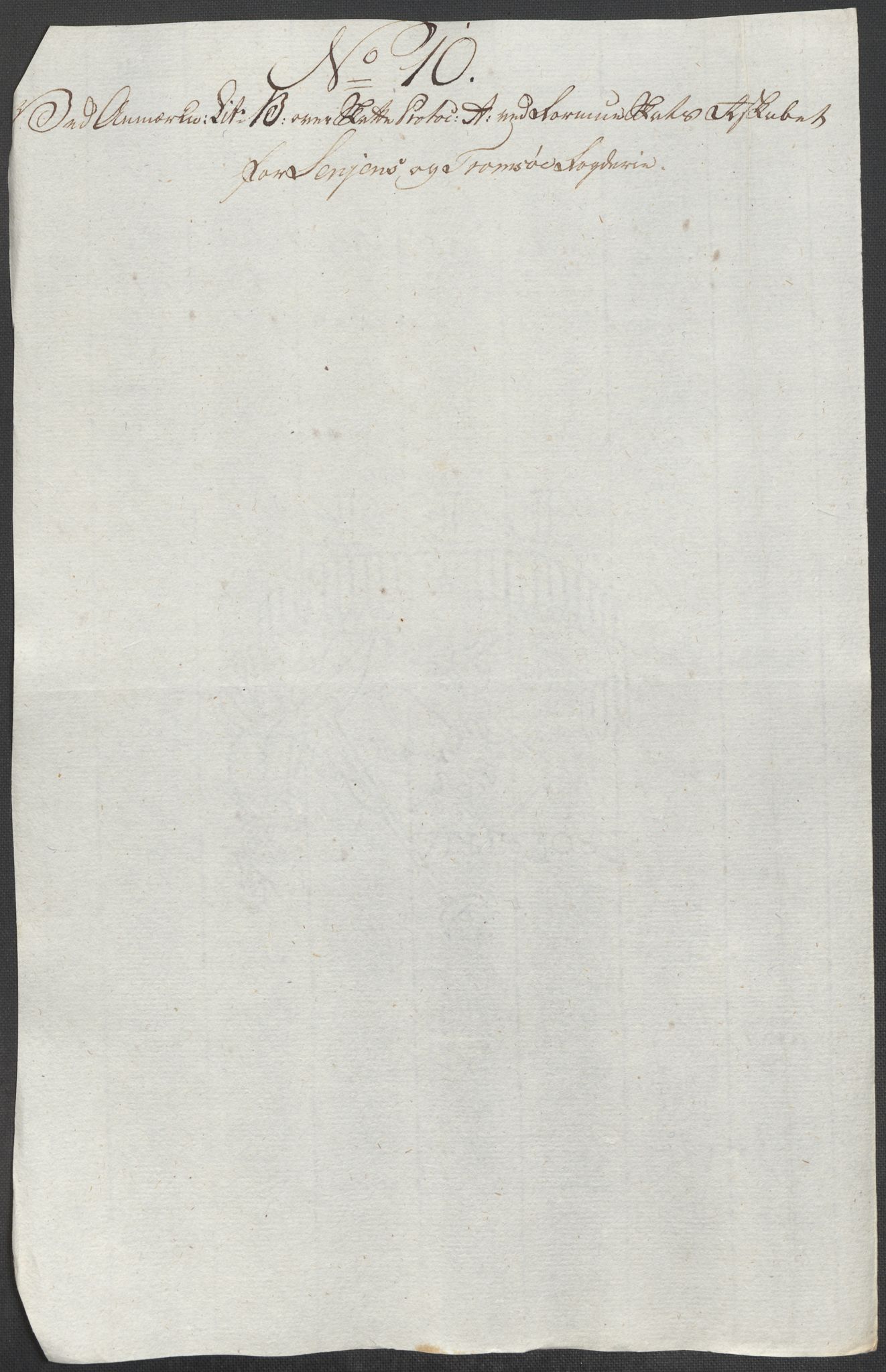 Rentekammeret inntil 1814, Reviderte regnskaper, Mindre regnskaper, AV/RA-EA-4068/Rf/Rfe/L0042:  Senja og Troms fogderi, 1789, p. 35