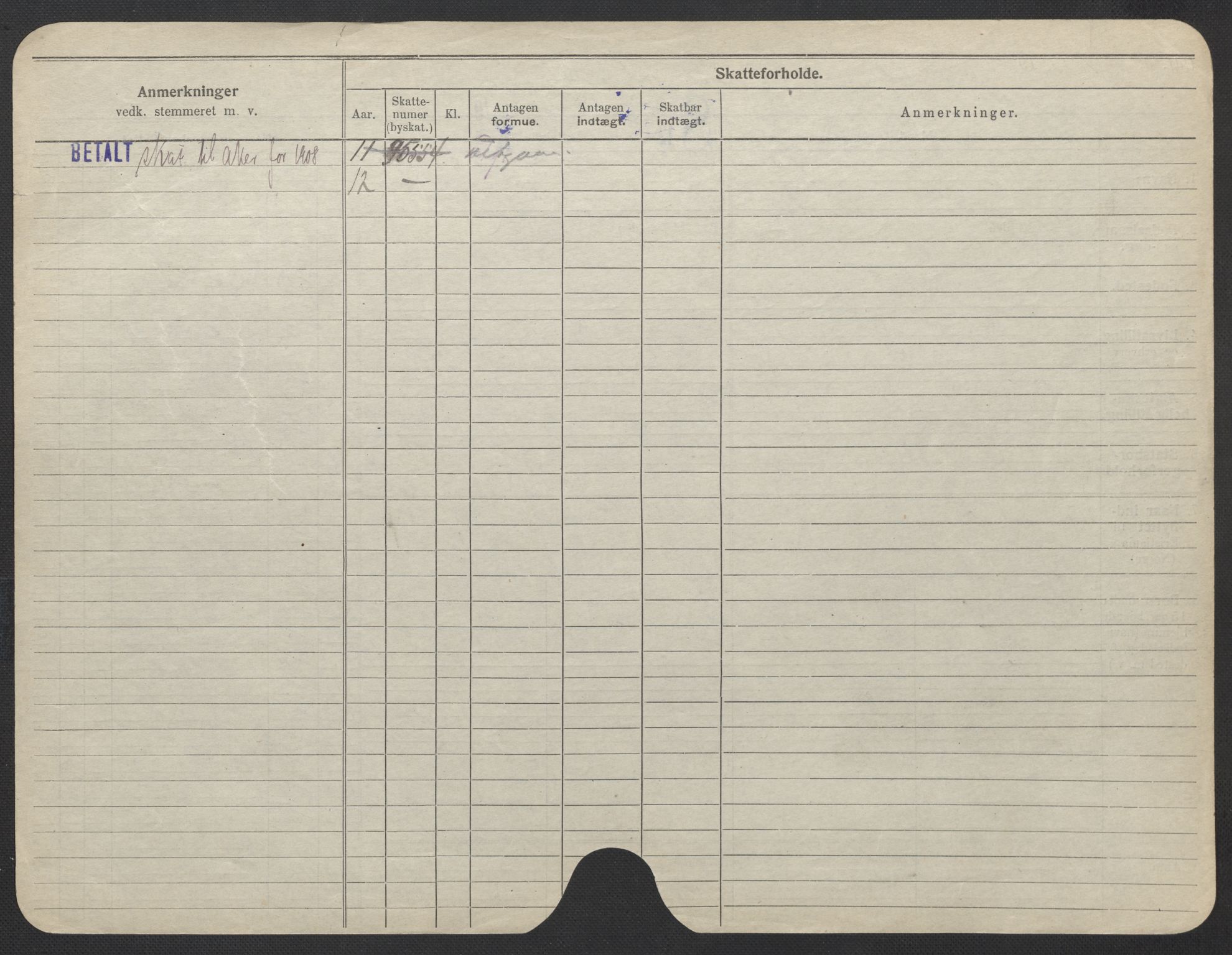 Oslo folkeregister, Registerkort, SAO/A-11715/F/Fa/Fac/L0025: Kvinner, 1906-1914, p. 376b