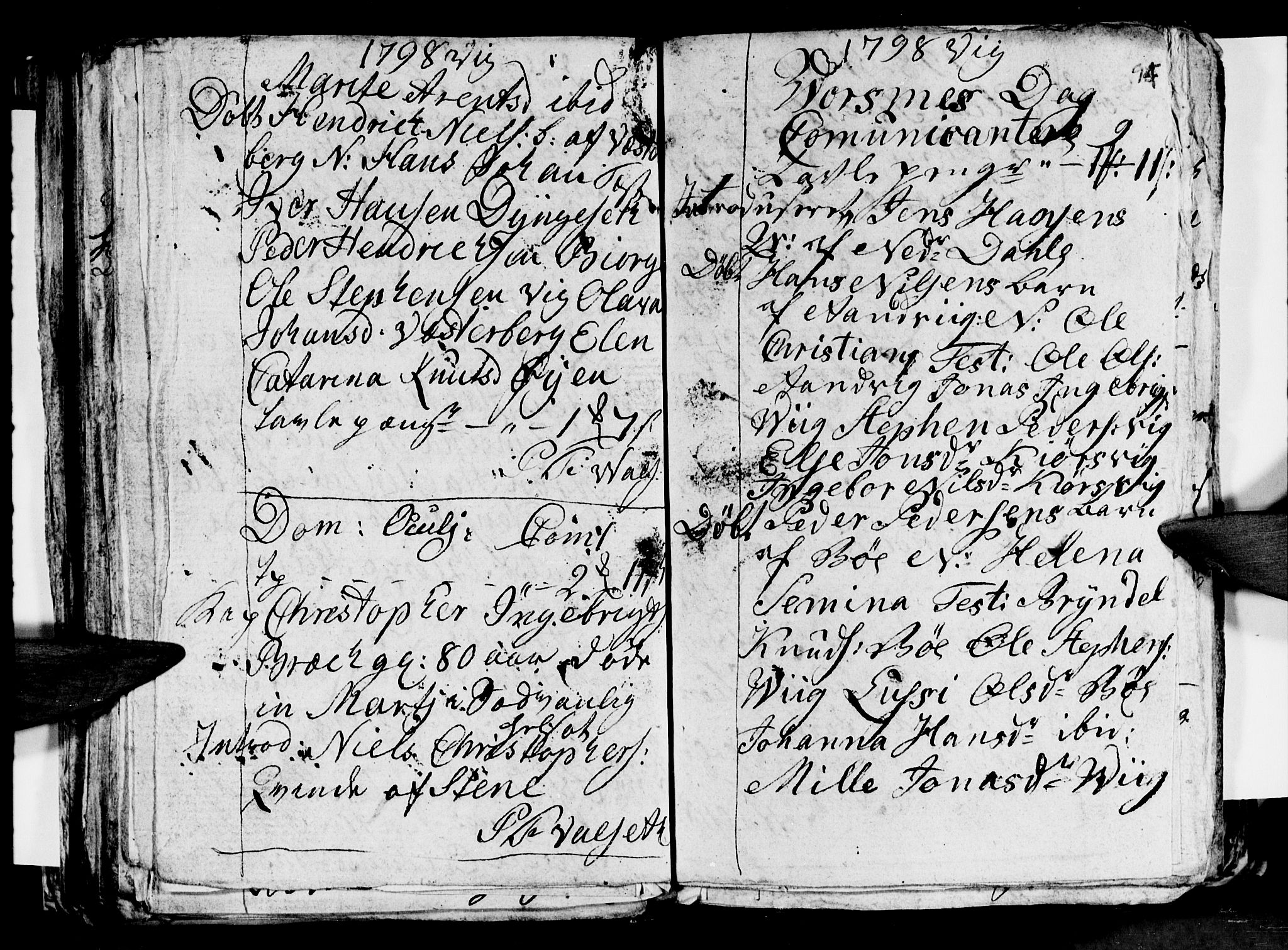 Ministerialprotokoller, klokkerbøker og fødselsregistre - Nordland, AV/SAT-A-1459/812/L0184: Parish register (copy) no. 812C02, 1793-1809, p. 94