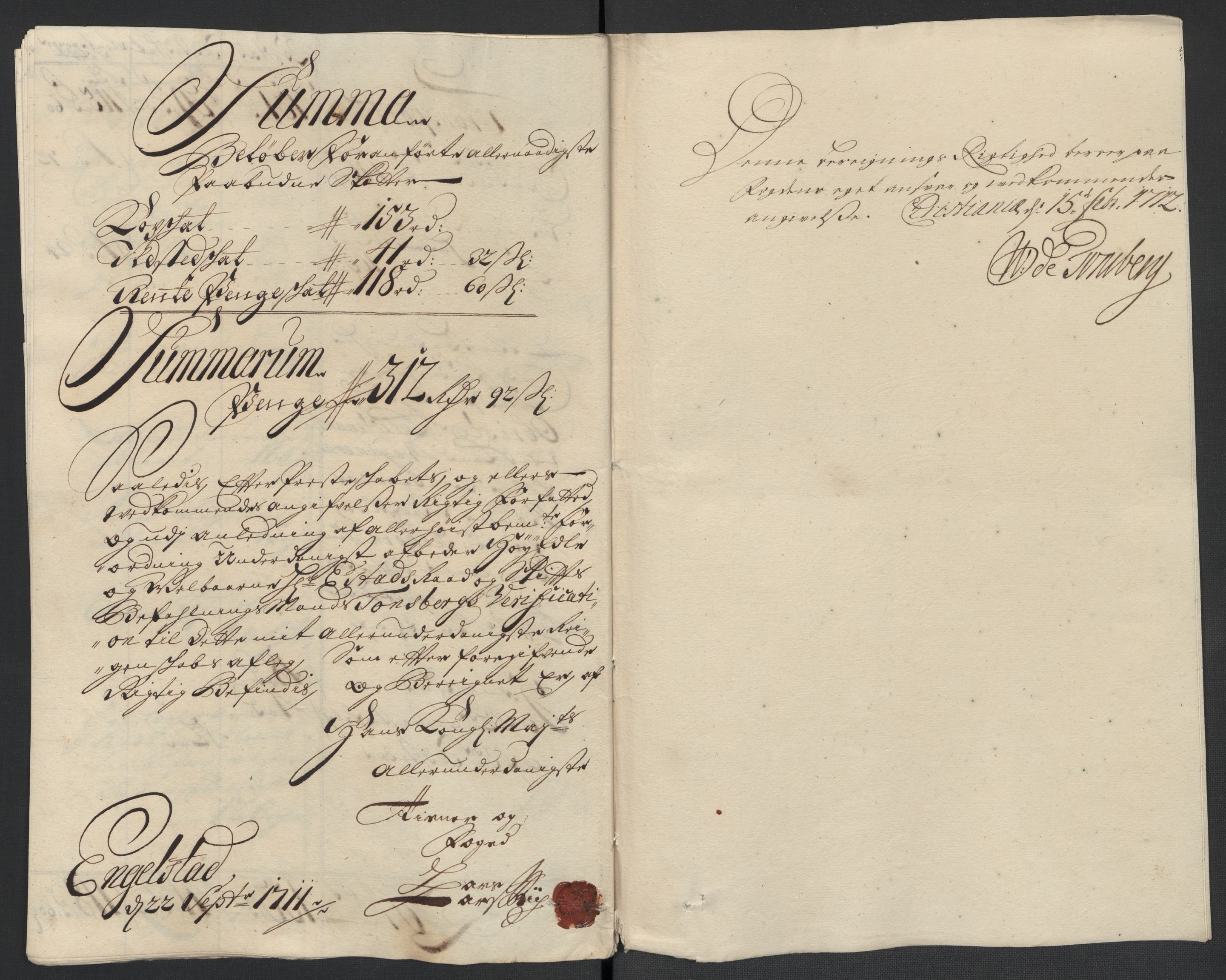 Rentekammeret inntil 1814, Reviderte regnskaper, Fogderegnskap, AV/RA-EA-4092/R12/L0720: Fogderegnskap Øvre Romerike, 1710-1711, p. 452