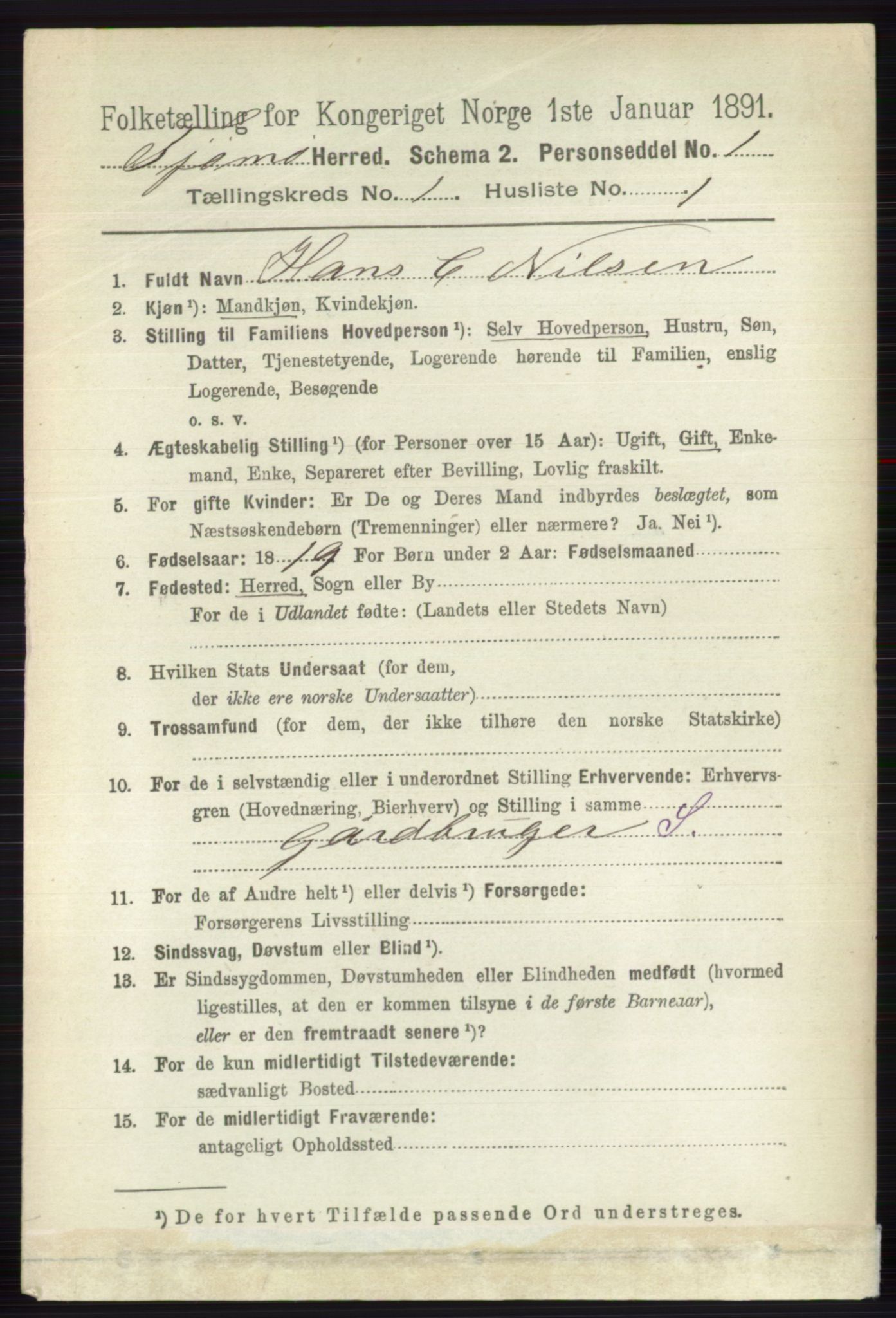 RA, 1891 census for 0723 Tjøme, 1891, p. 75