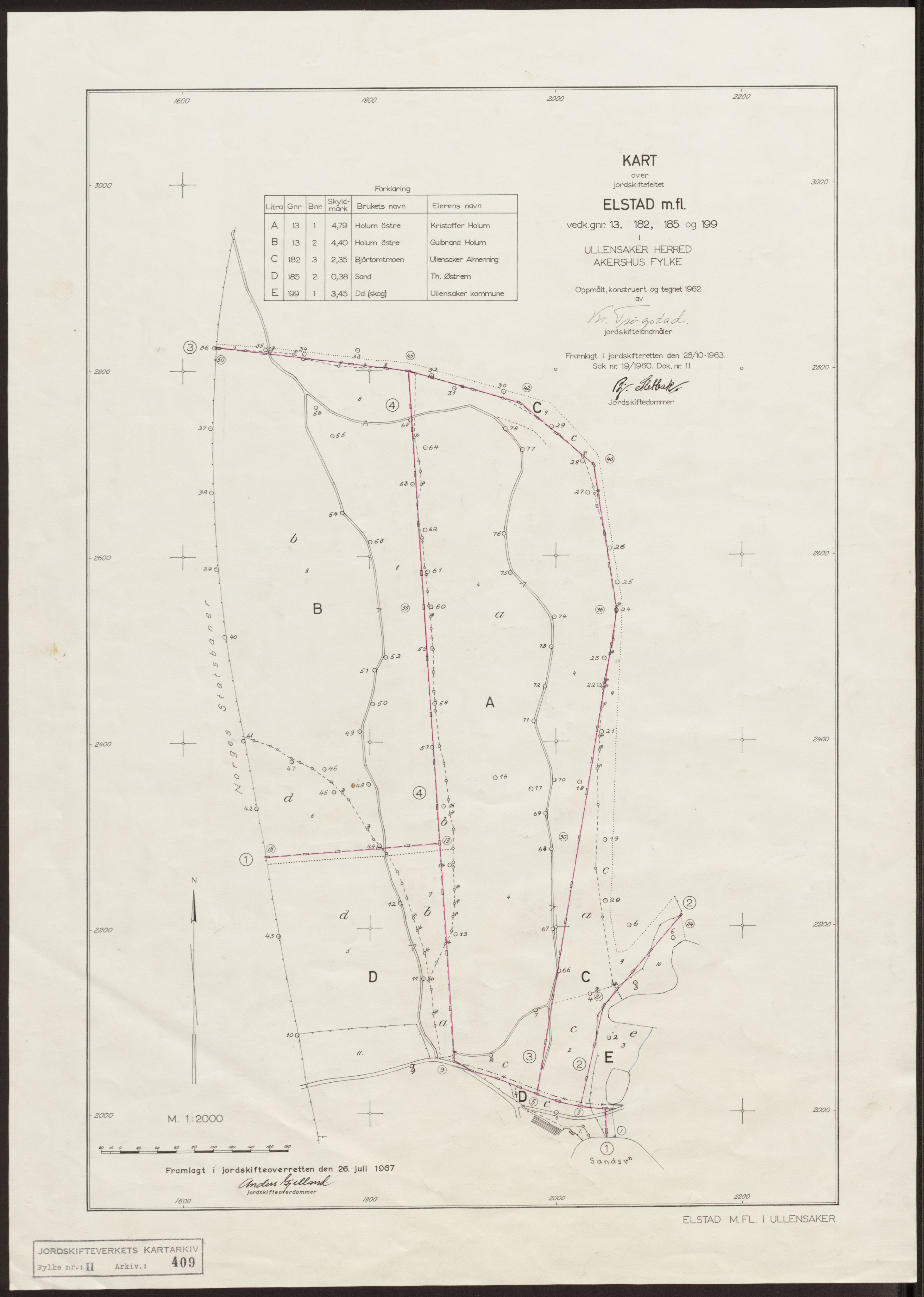 Jordskifteverkets kartarkiv, AV/RA-S-3929/T, 1859-1988, p. 509