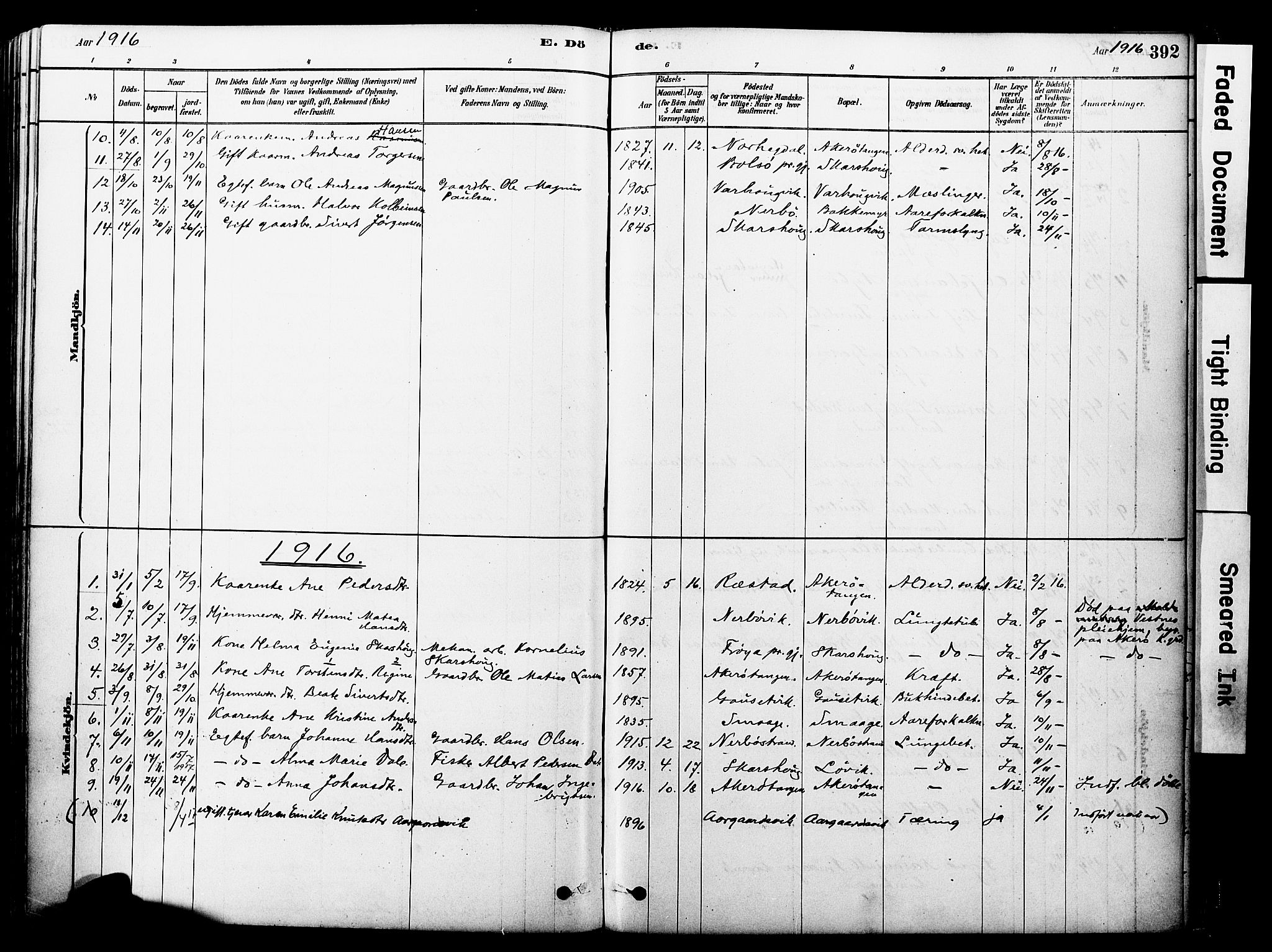 Ministerialprotokoller, klokkerbøker og fødselsregistre - Møre og Romsdal, SAT/A-1454/560/L0721: Parish register (official) no. 560A05, 1878-1917, p. 392