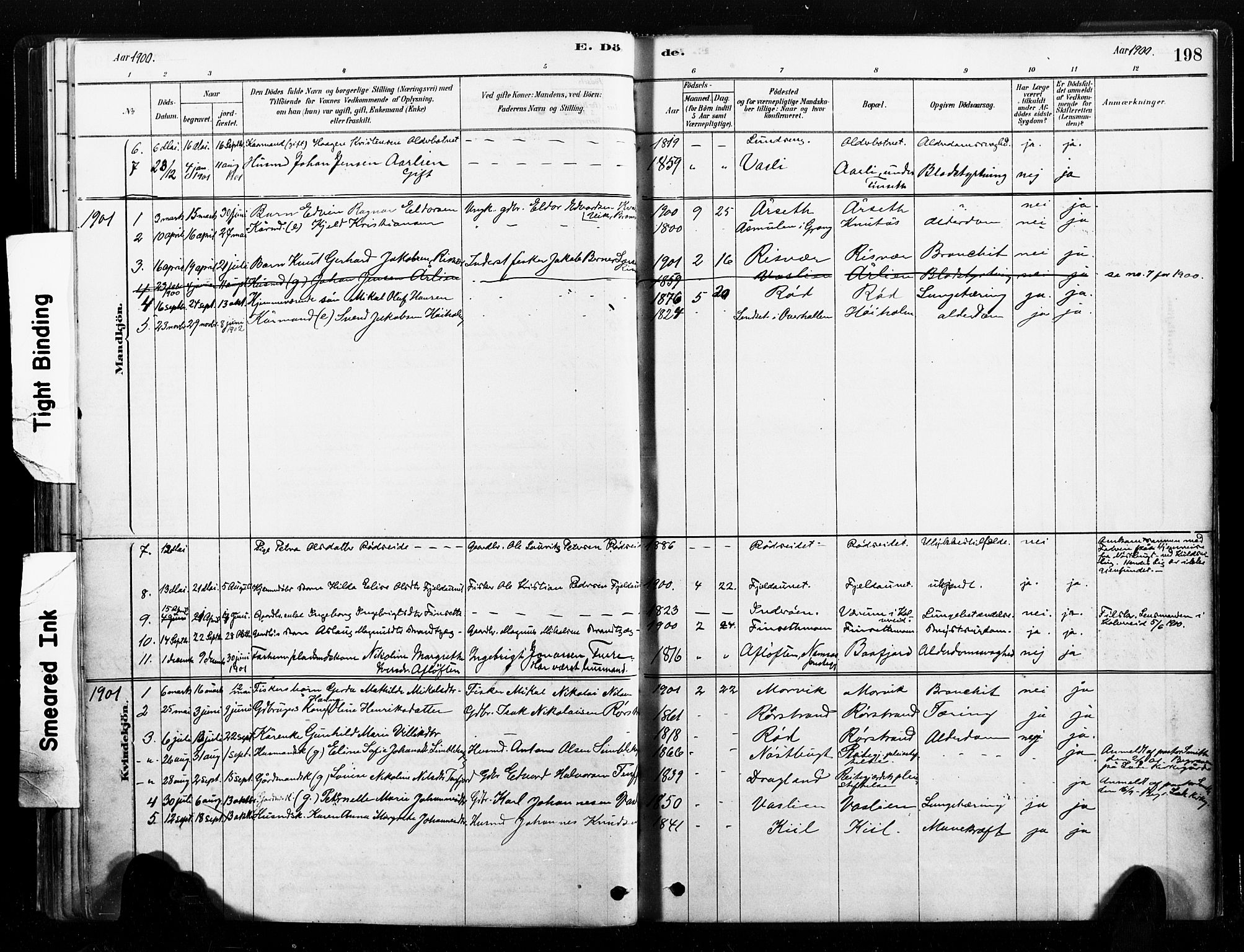 Ministerialprotokoller, klokkerbøker og fødselsregistre - Nord-Trøndelag, SAT/A-1458/789/L0705: Parish register (official) no. 789A01, 1878-1910, p. 198