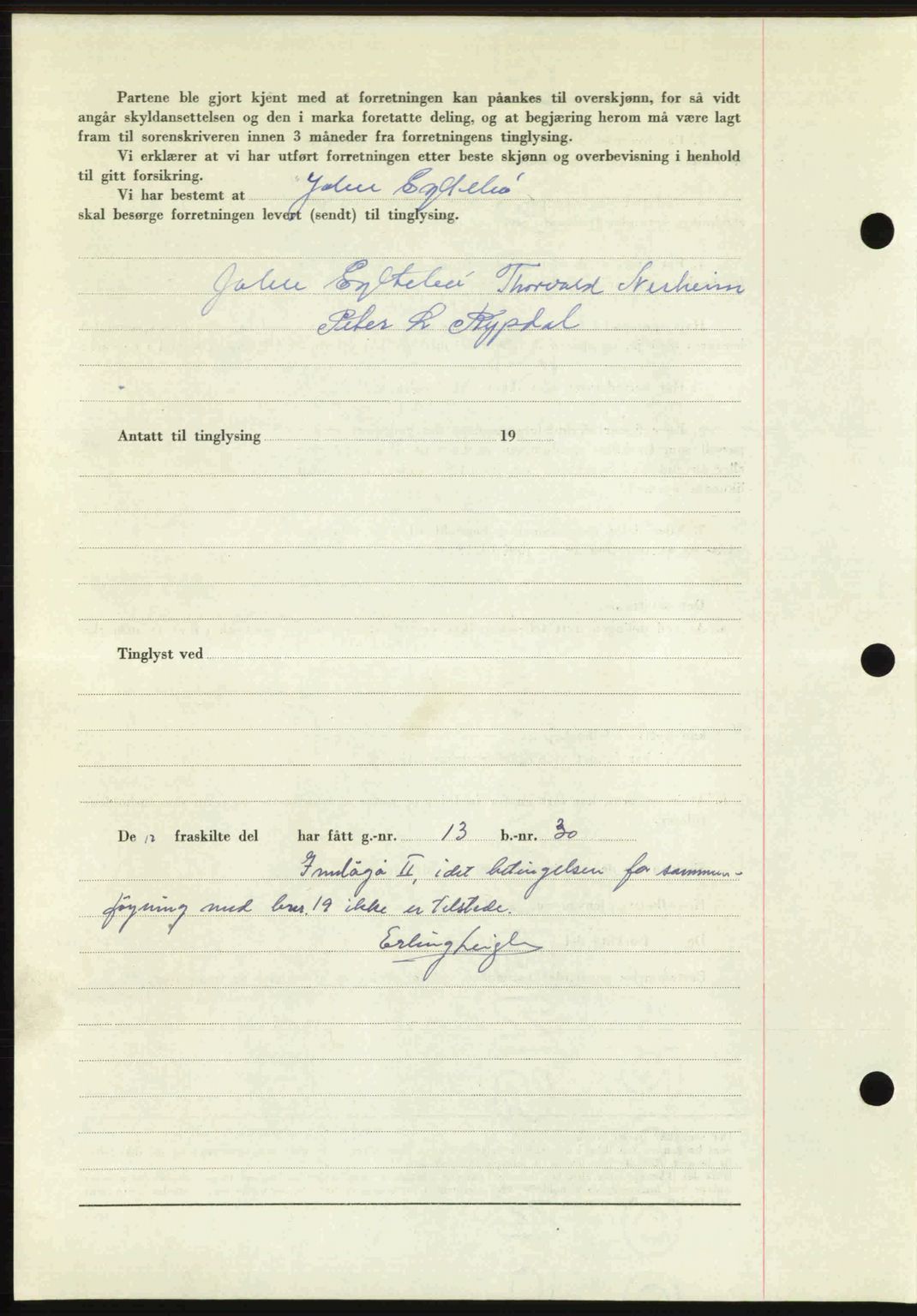 Romsdal sorenskriveri, AV/SAT-A-4149/1/2/2C: Mortgage book no. A27, 1948-1948, Diary no: : 2860/1948