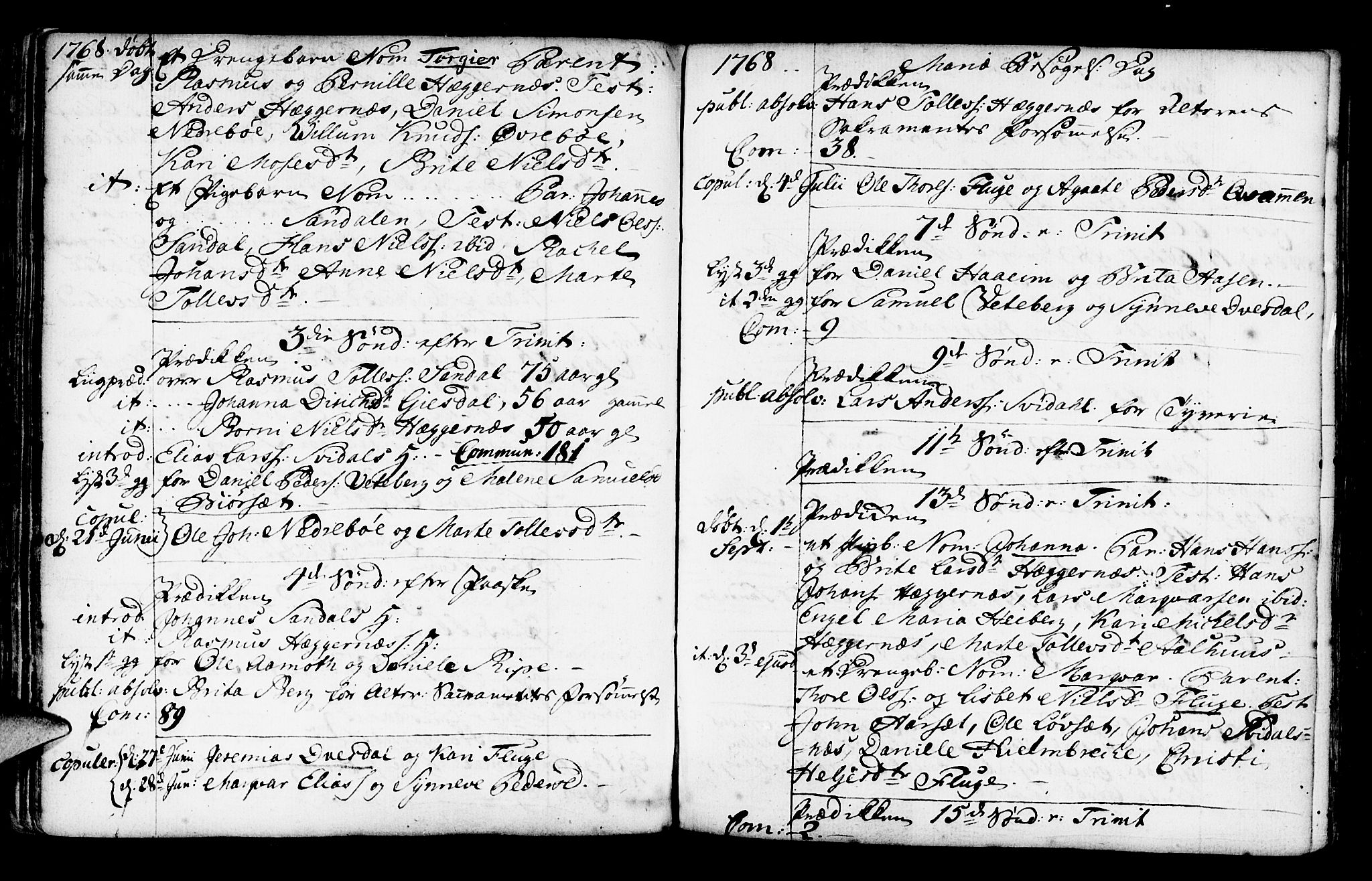 Jølster sokneprestembete, SAB/A-80701/H/Haa/Haaa/L0003: Parish register (official) no. A 3, 1748-1789, p. 121