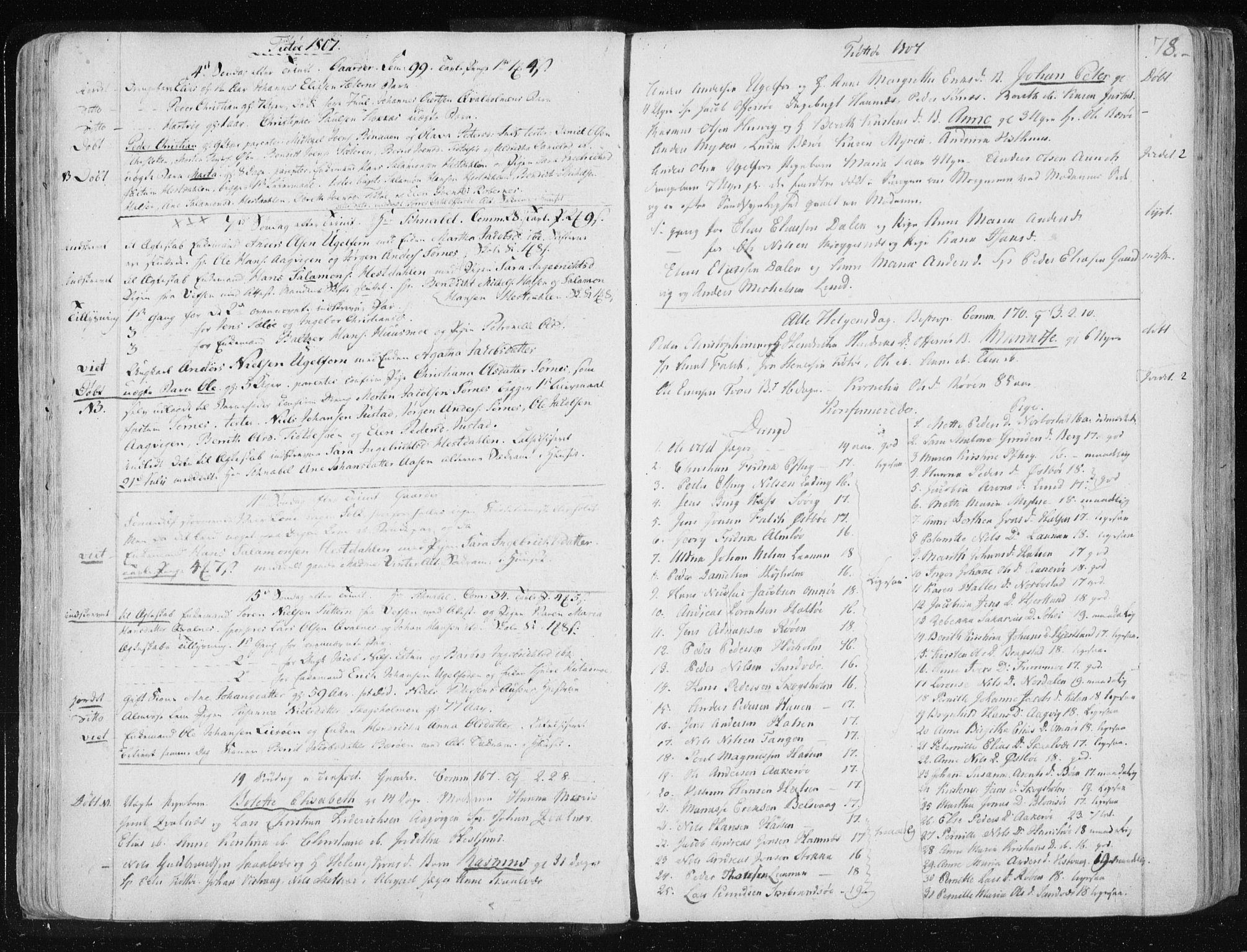 Ministerialprotokoller, klokkerbøker og fødselsregistre - Nordland, SAT/A-1459/830/L0444: Parish register (official) no. 830A08, 1801-1819, p. 78