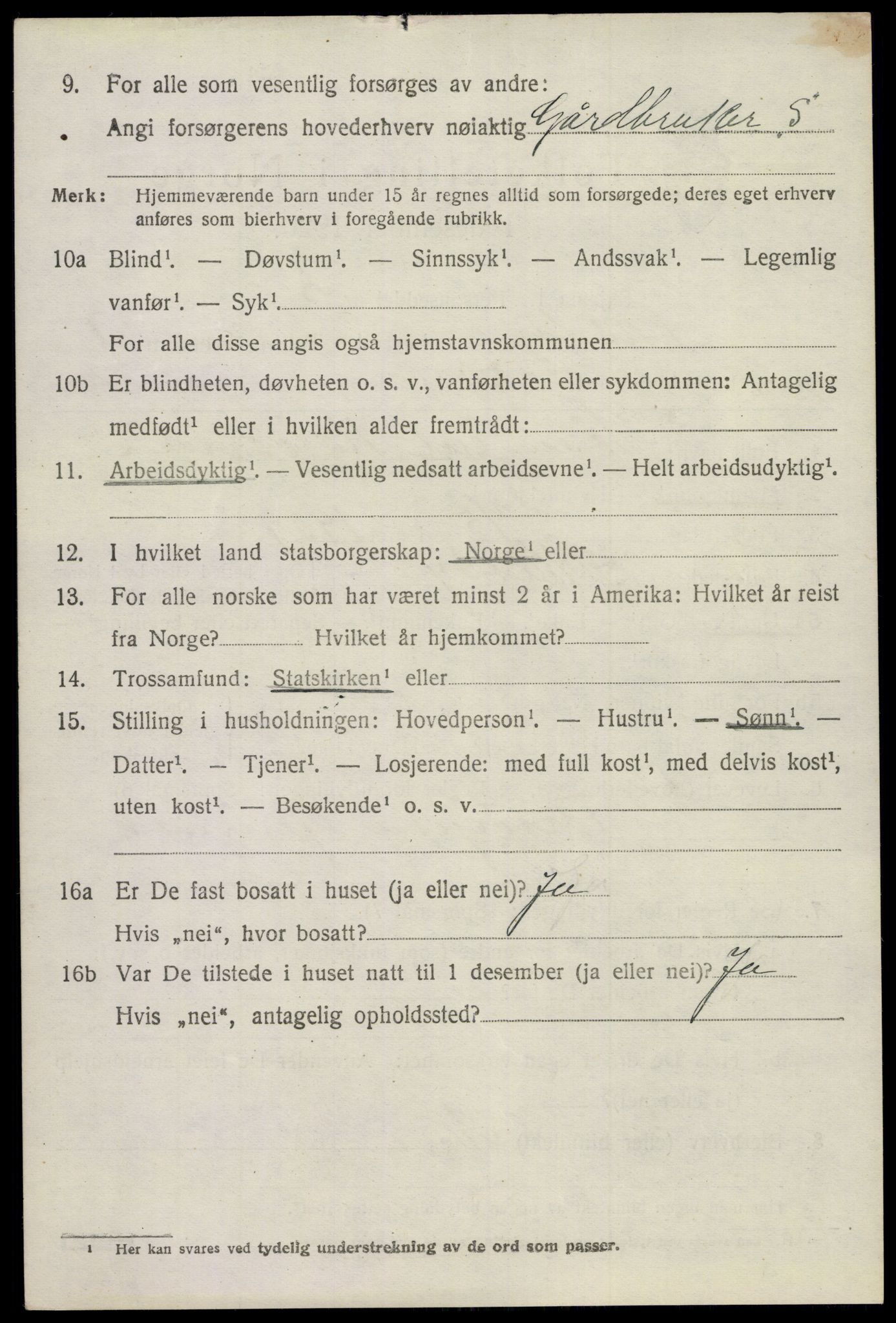 SAKO, 1920 census for Skåtøy, 1920, p. 2215
