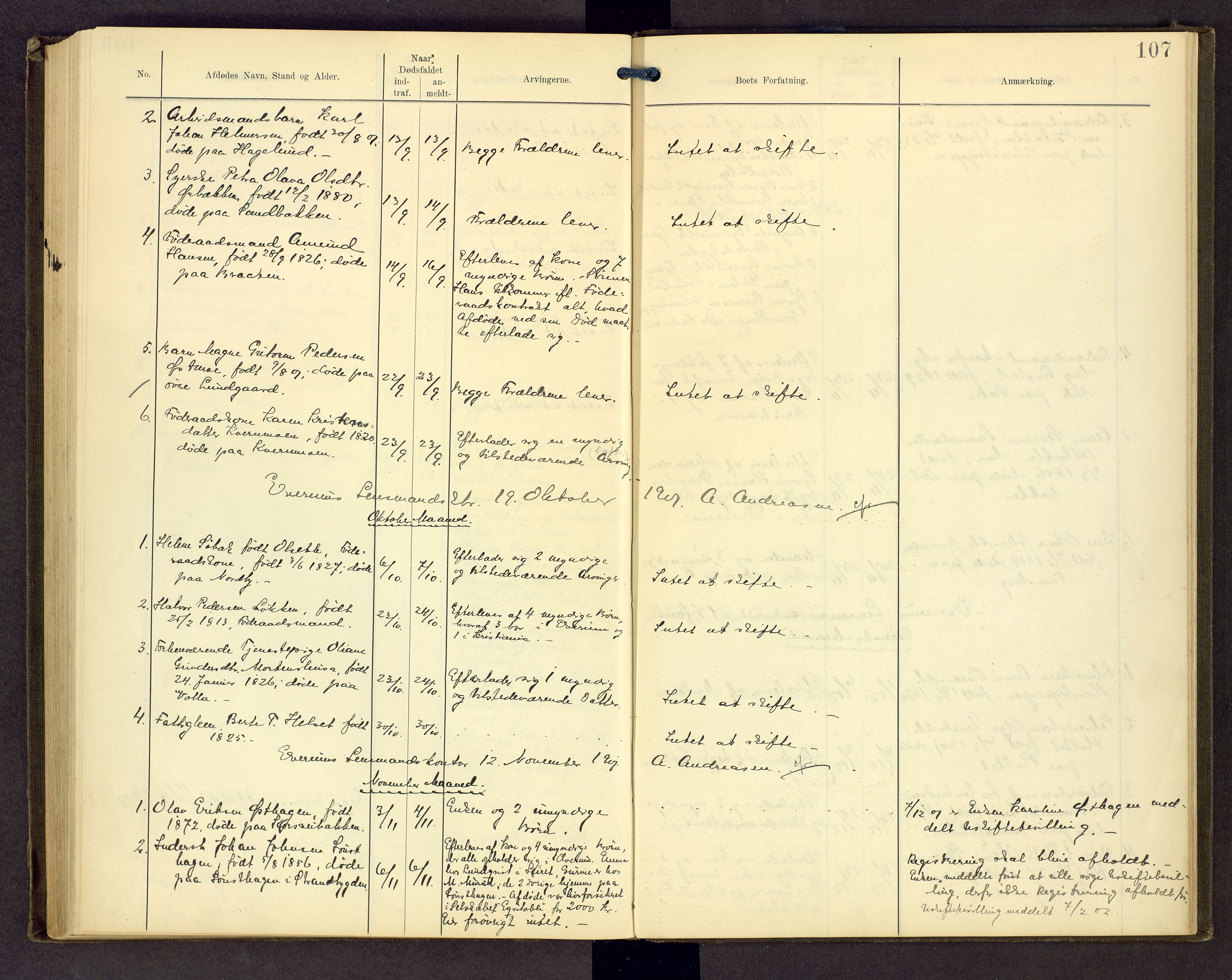 Sør-Østerdal sorenskriveri, AV/SAH-TING-018/J/Jg/L0004: Dødsfallsjournal, 1889-1903, p. 107