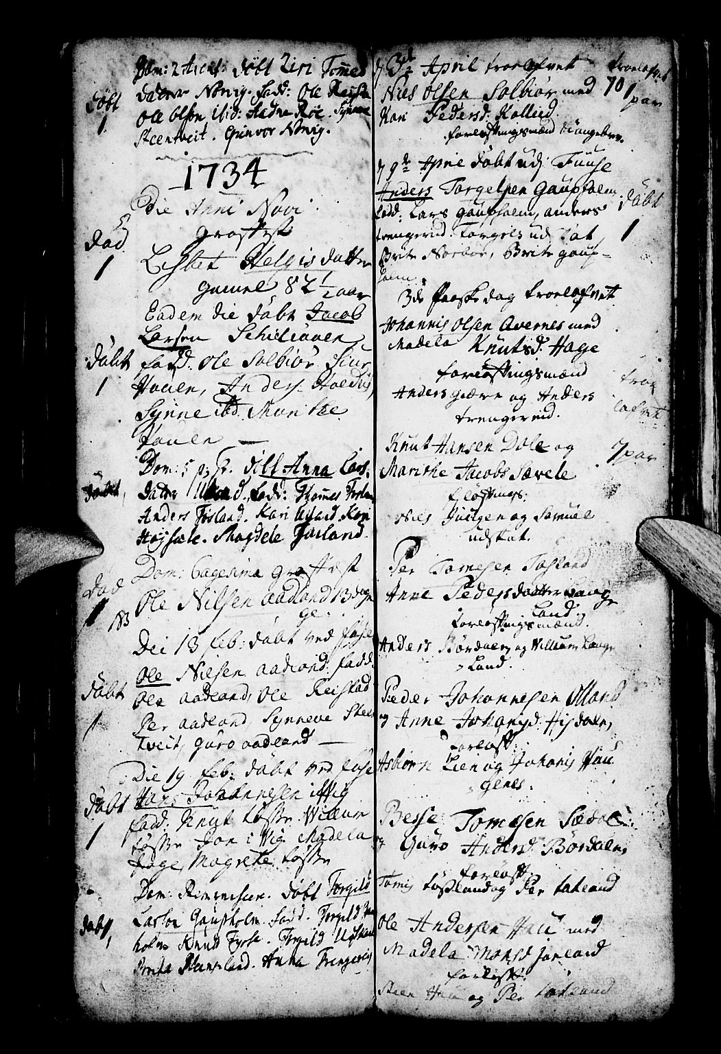 Os sokneprestembete, SAB/A-99929: Parish register (official) no. A 4, 1669-1760, p. 70