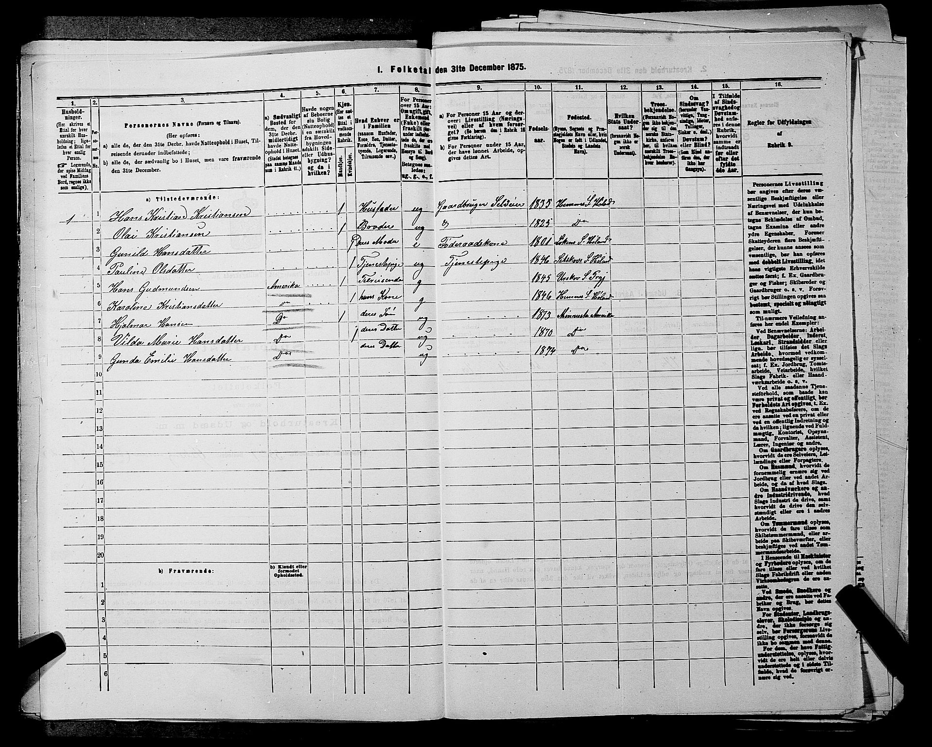 RA, 1875 census for 0221P Høland, 1875, p. 523