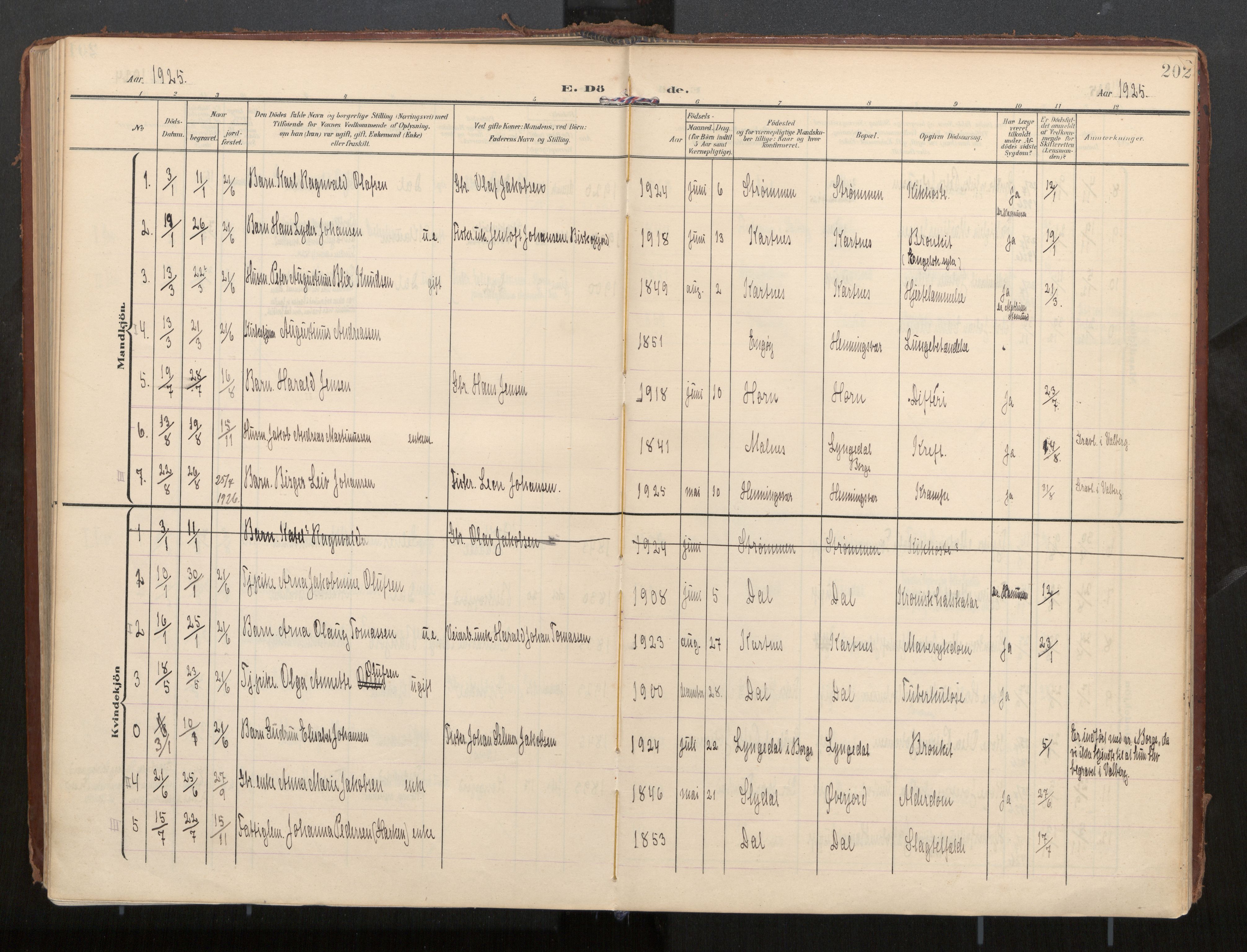 Ministerialprotokoller, klokkerbøker og fødselsregistre - Nordland, SAT/A-1459/884/L1194: Parish register (official) no. 884A02, 1906-1937, p. 202