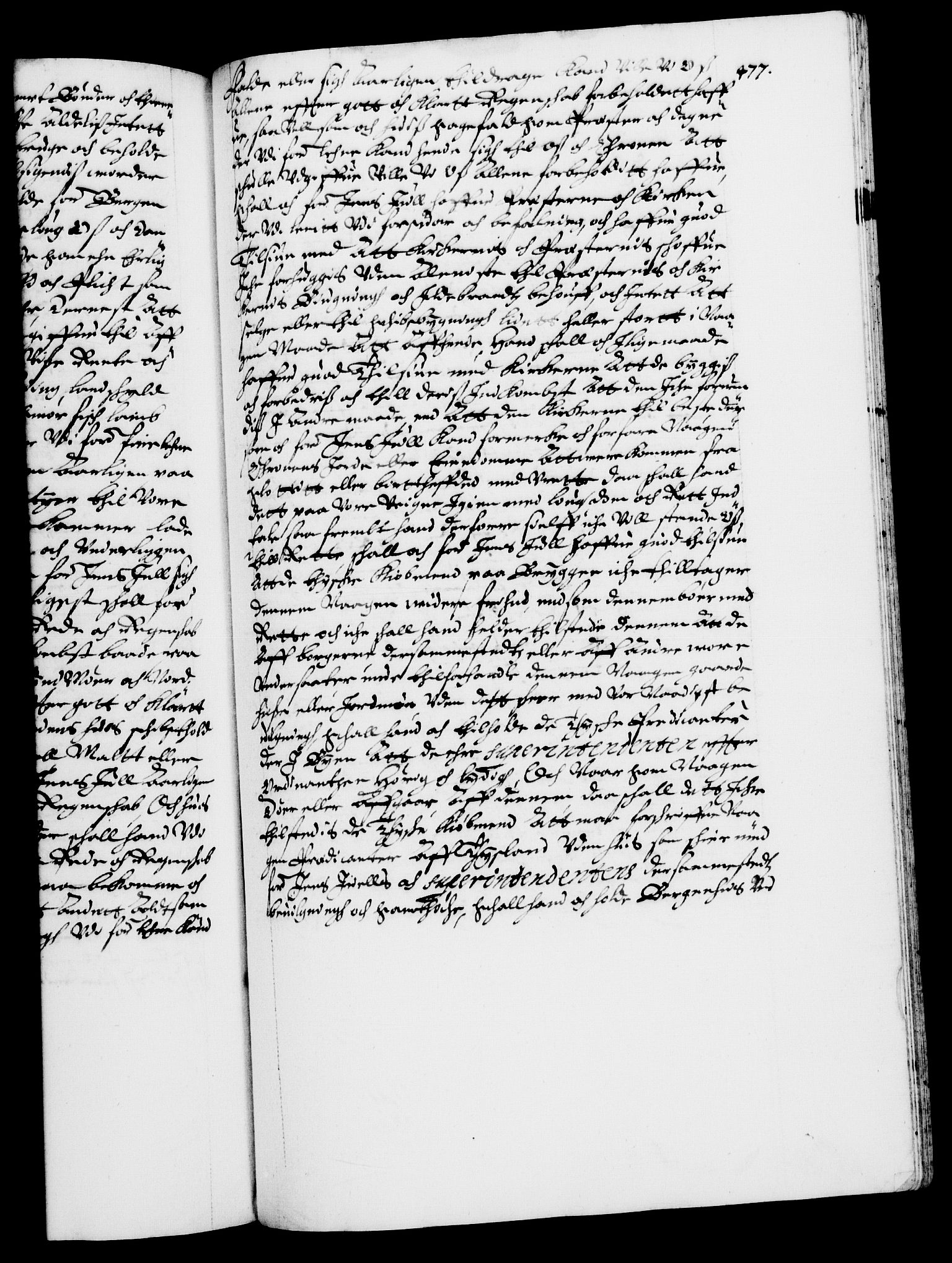 Danske Kanselli 1572-1799, AV/RA-EA-3023/F/Fc/Fca/Fcaa/L0004: Norske registre (mikrofilm), 1617-1630, p. 477a