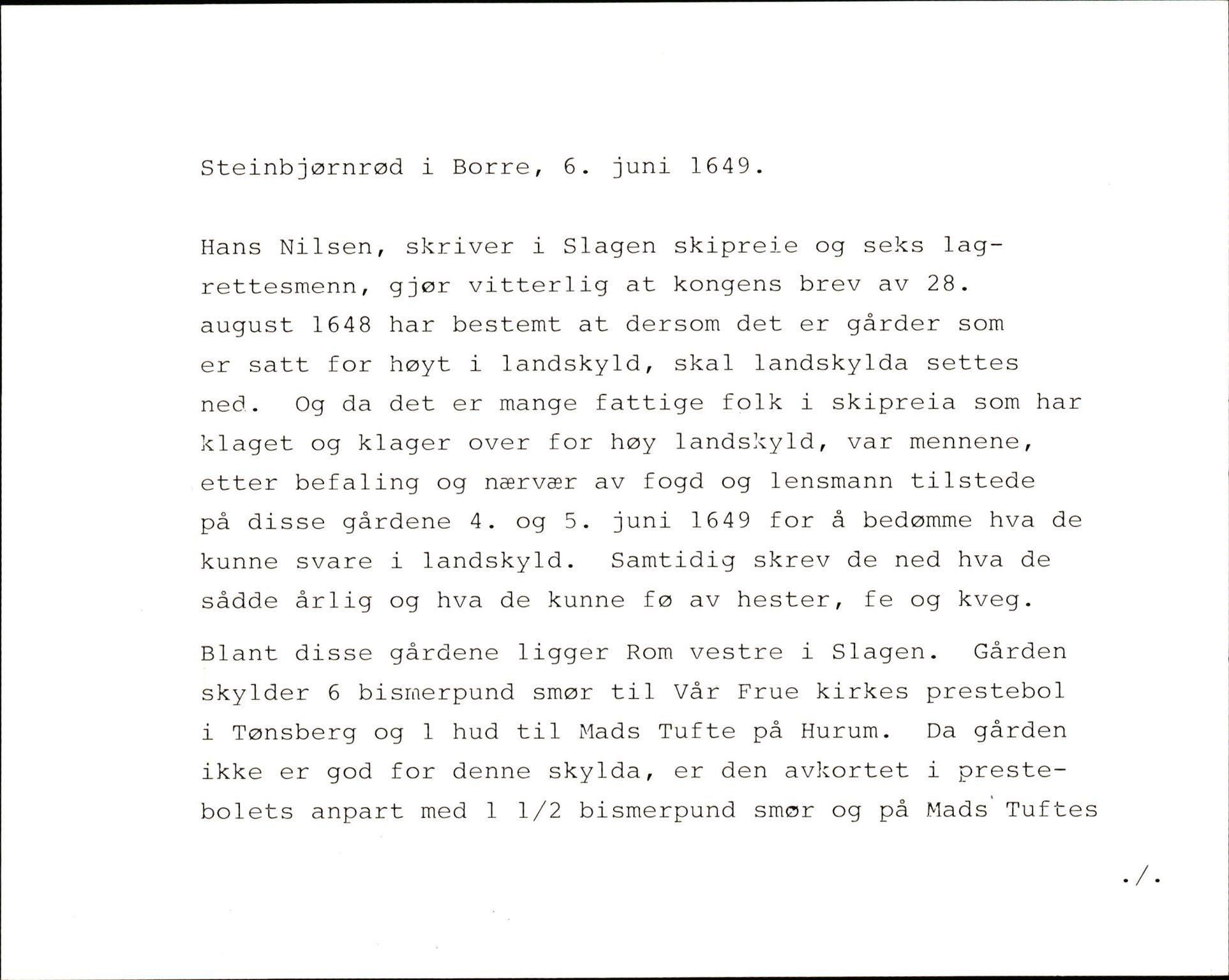 Riksarkivets diplomsamling, AV/RA-EA-5965/F35/F35k/L0002: Regestsedler: Prestearkiver fra Hedmark, Oppland, Buskerud og Vestfold, p. 759