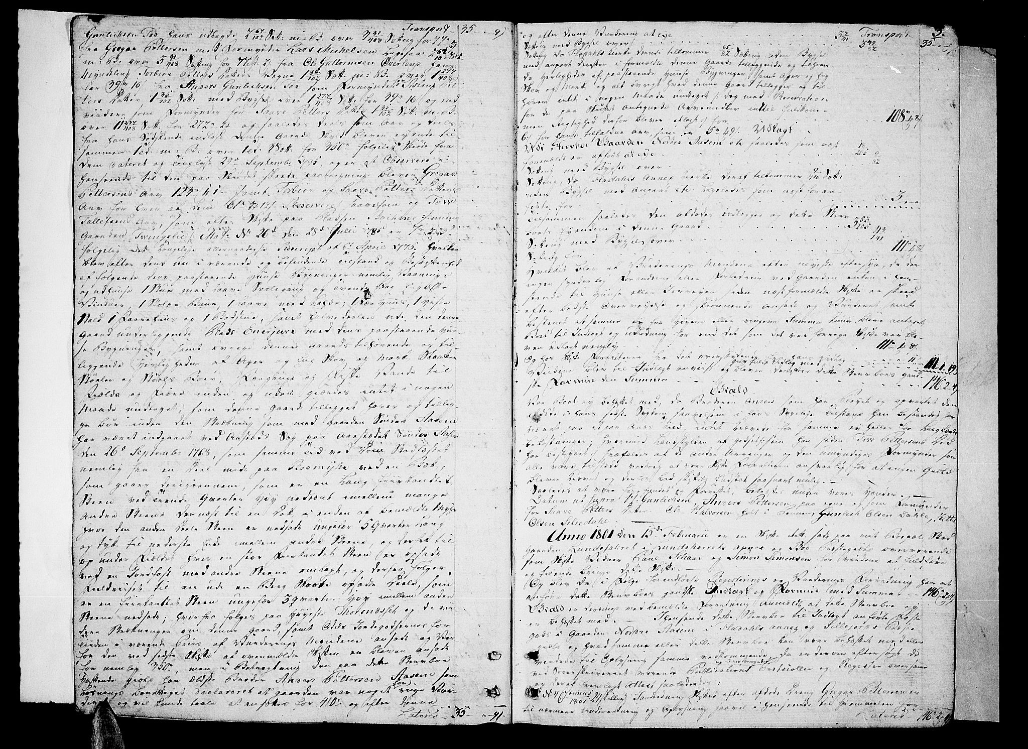 Vest-Telemark sorenskriveri, AV/SAKO-A-134/H/Ha/Haa/L0018: Skifteprotokoll, 1800-1803, p. 2b-3a