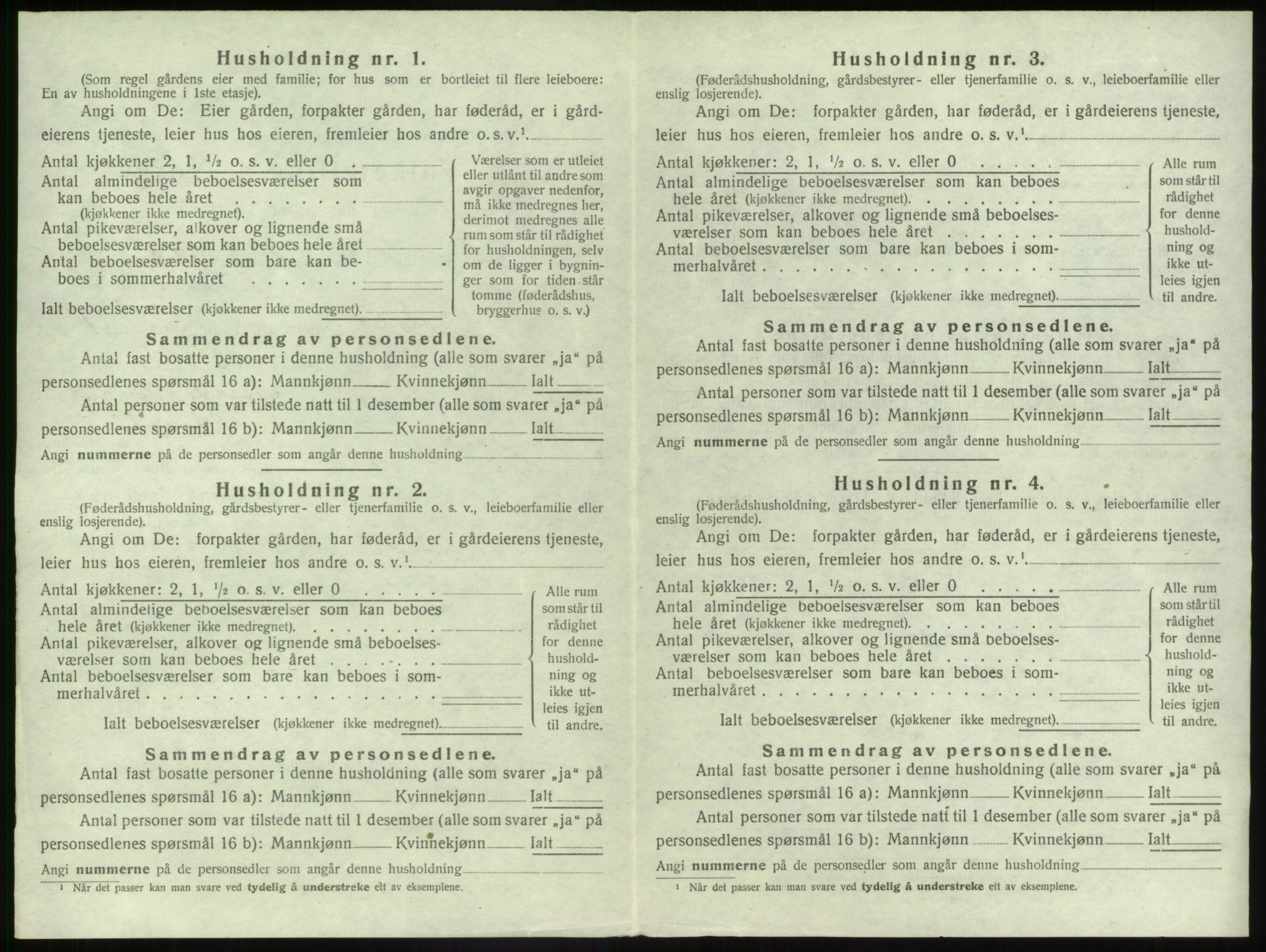 SAB, 1920 census for Jølster, 1920, p. 136