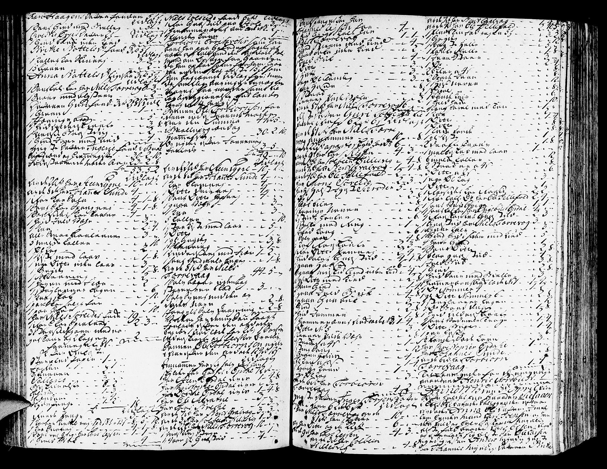 Sunnhordland sorenskrivar, SAB/A-2401/1/H/Ha/Haa/L0008: Skifteprotokollar. Register i protokoll, 1773-1780, p. 104b-105a