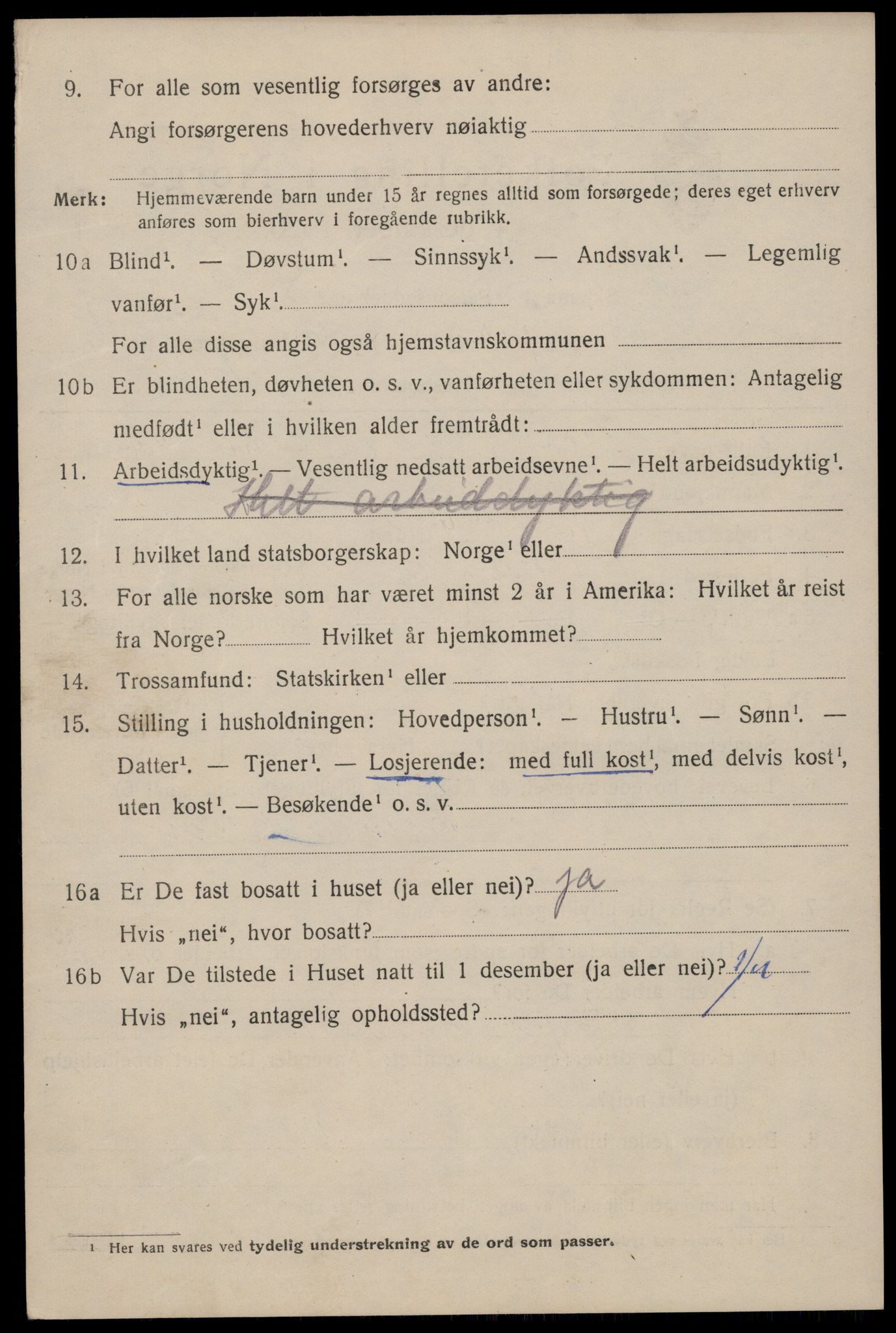 SAST, 1920 census for Stavanger, 1920, p. 43131