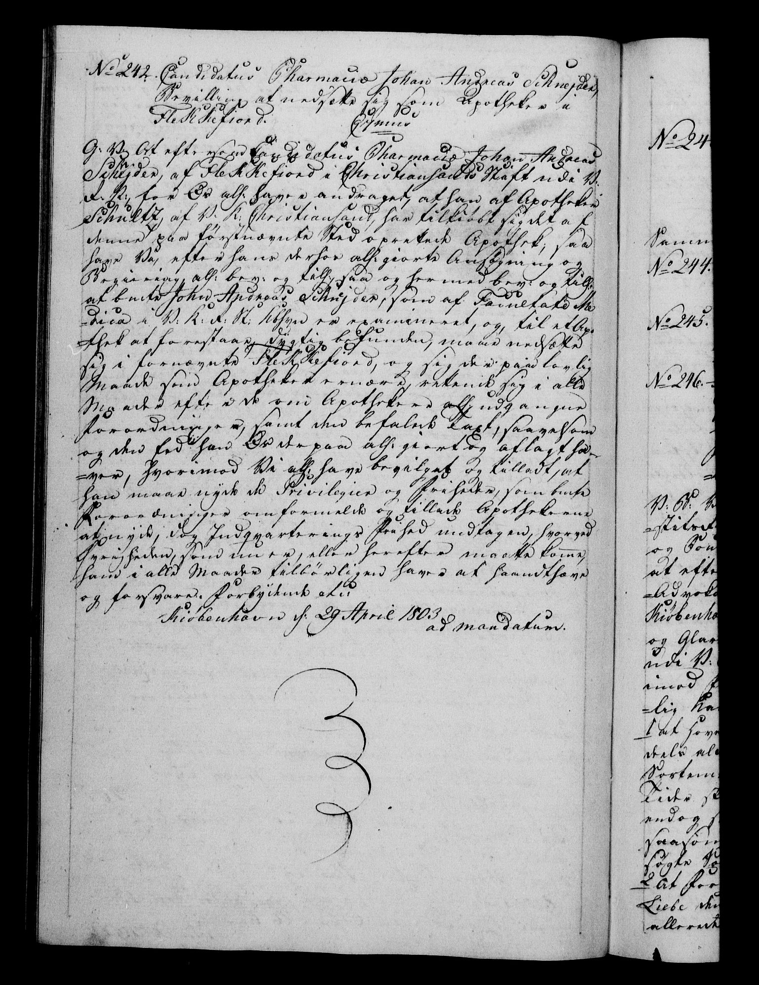 Danske Kanselli 1800-1814, RA/EA-3024/H/Hf/Hfb/Hfba/L0002: Registranter, 1802-1804, p. 138b