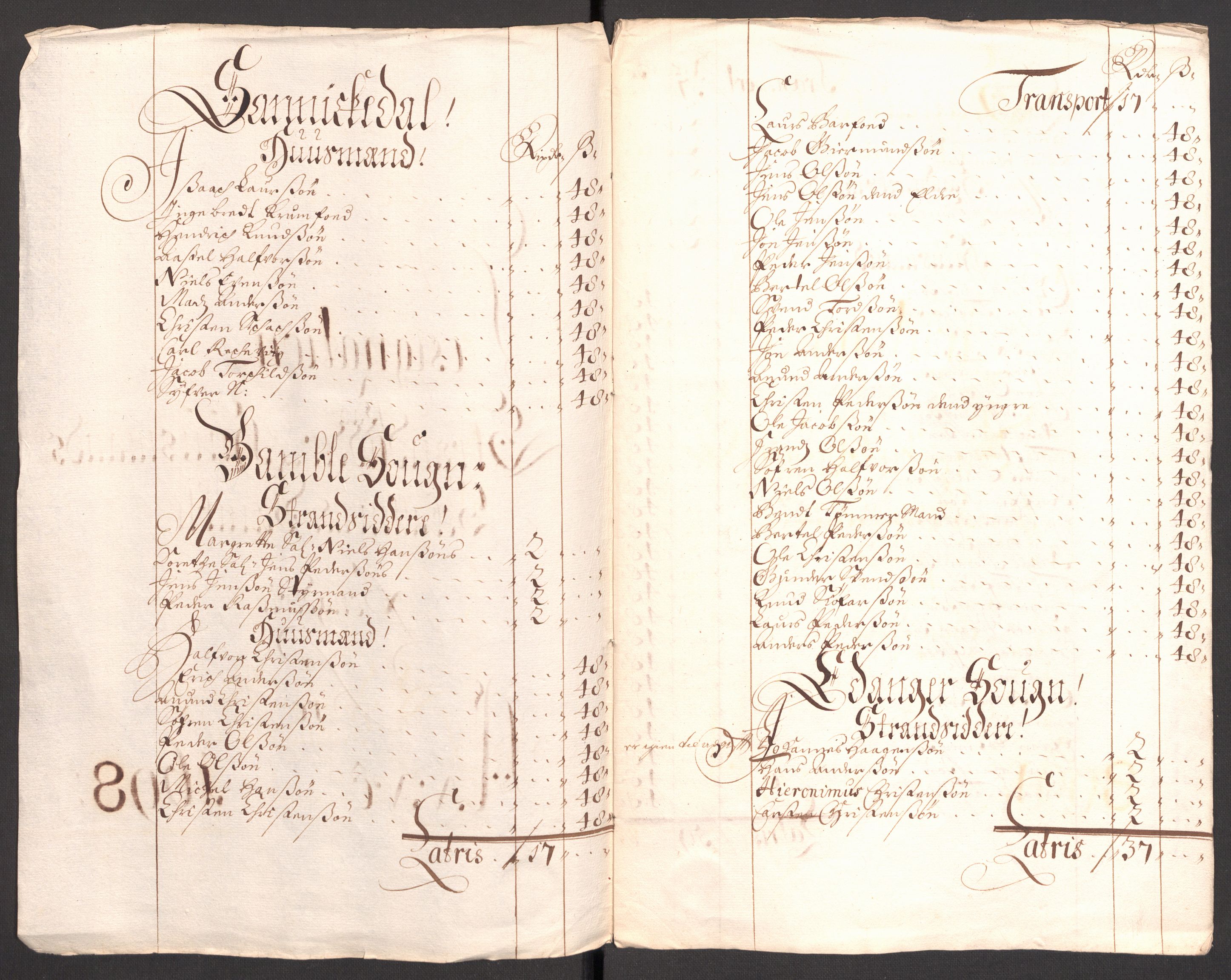 Rentekammeret inntil 1814, Reviderte regnskaper, Fogderegnskap, RA/EA-4092/R36/L2099: Fogderegnskap Øvre og Nedre Telemark og Bamble, 1698, p. 175