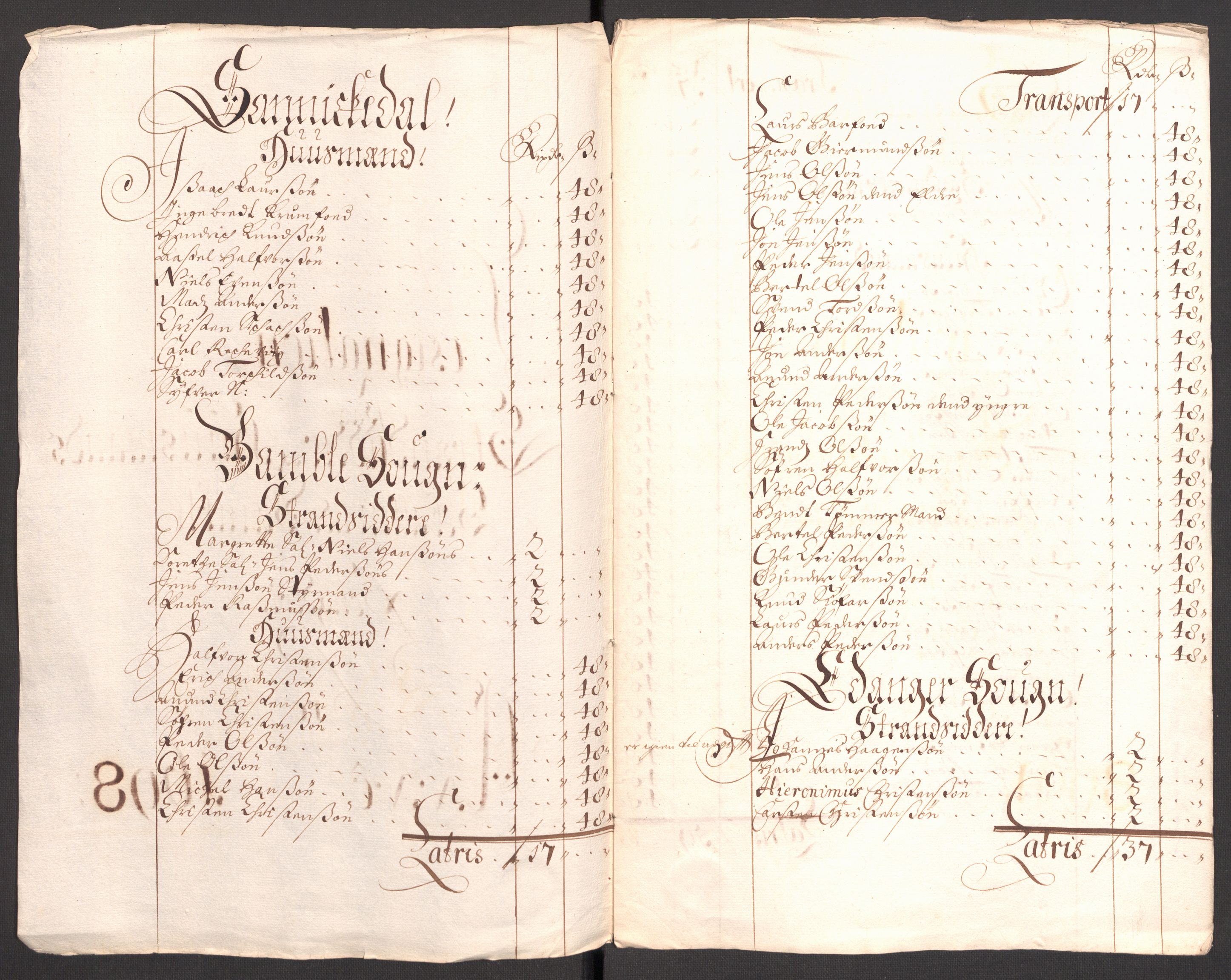 Rentekammeret inntil 1814, Reviderte regnskaper, Fogderegnskap, AV/RA-EA-4092/R36/L2099: Fogderegnskap Øvre og Nedre Telemark og Bamble, 1698, p. 175