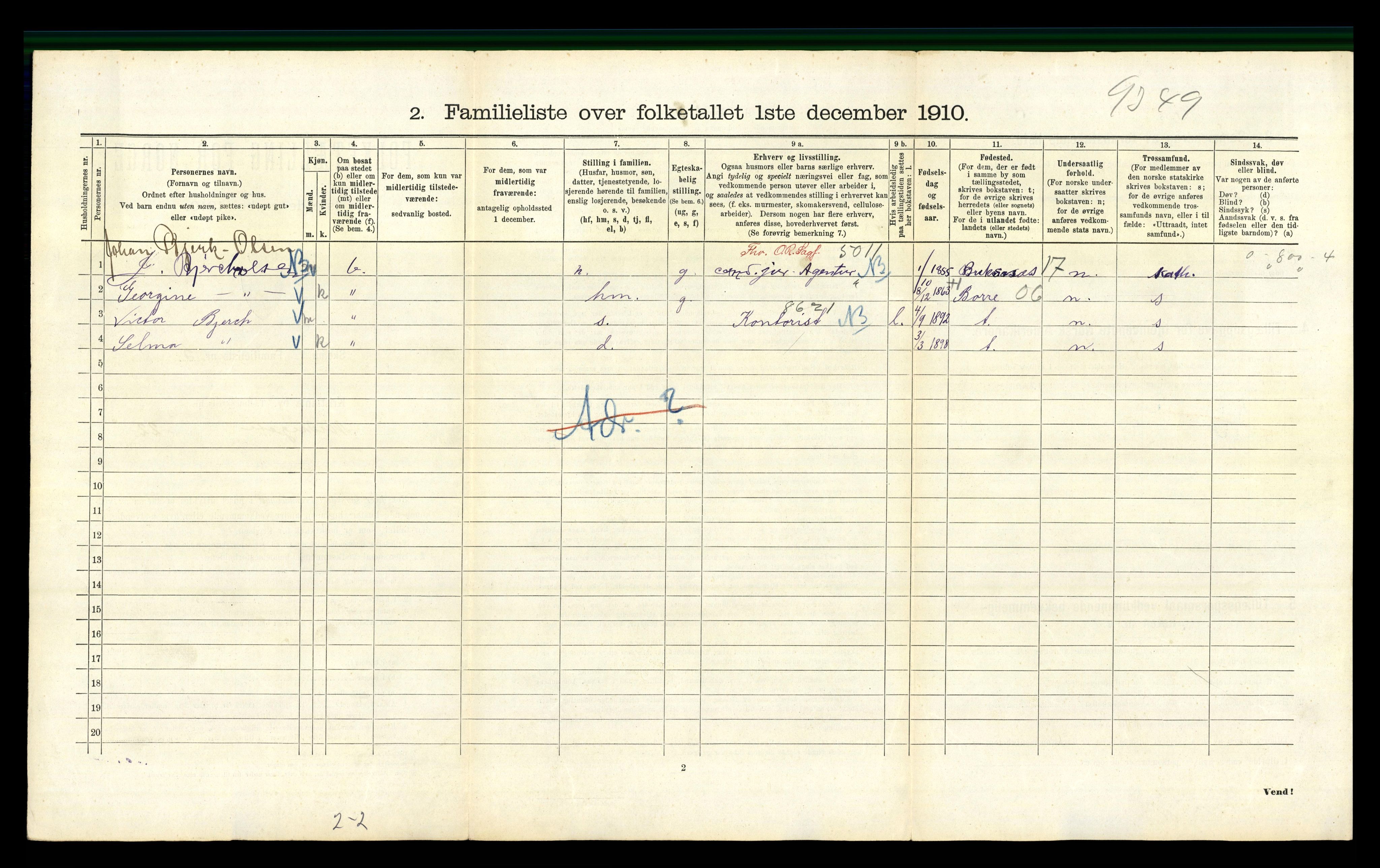 RA, 1910 census for Kristiania, 1910, p. 71476