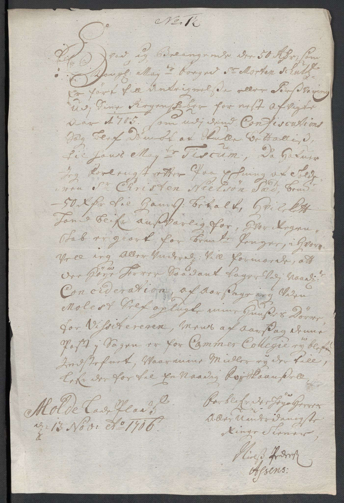 Rentekammeret inntil 1814, Reviderte regnskaper, Fogderegnskap, AV/RA-EA-4092/R55/L3656: Fogderegnskap Romsdal, 1703-1705, p. 548