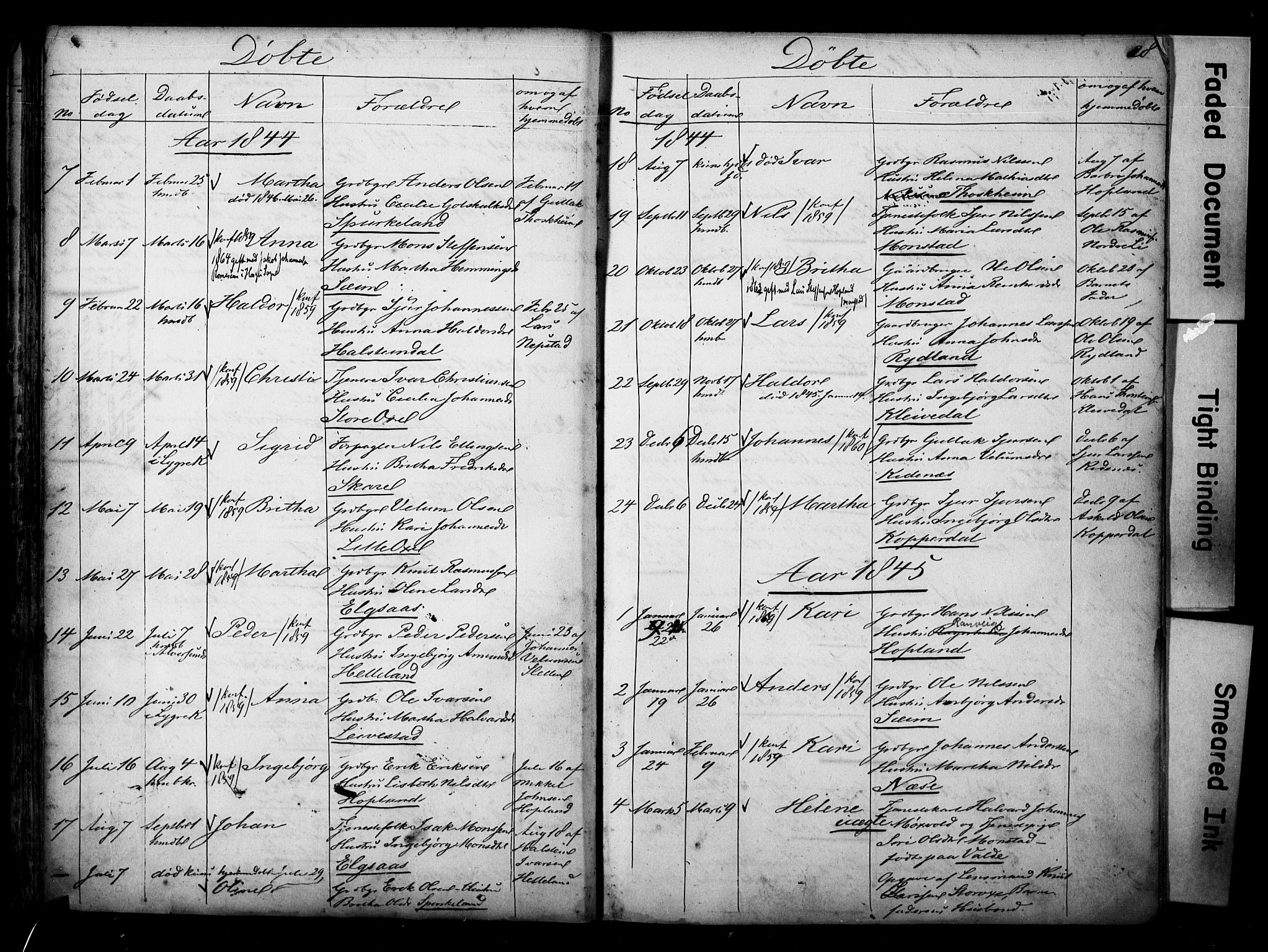 Alversund Sokneprestembete, SAB/A-73901/H/Ha/Hab: Parish register (copy) no. D 1, 1800-1870, p. 28