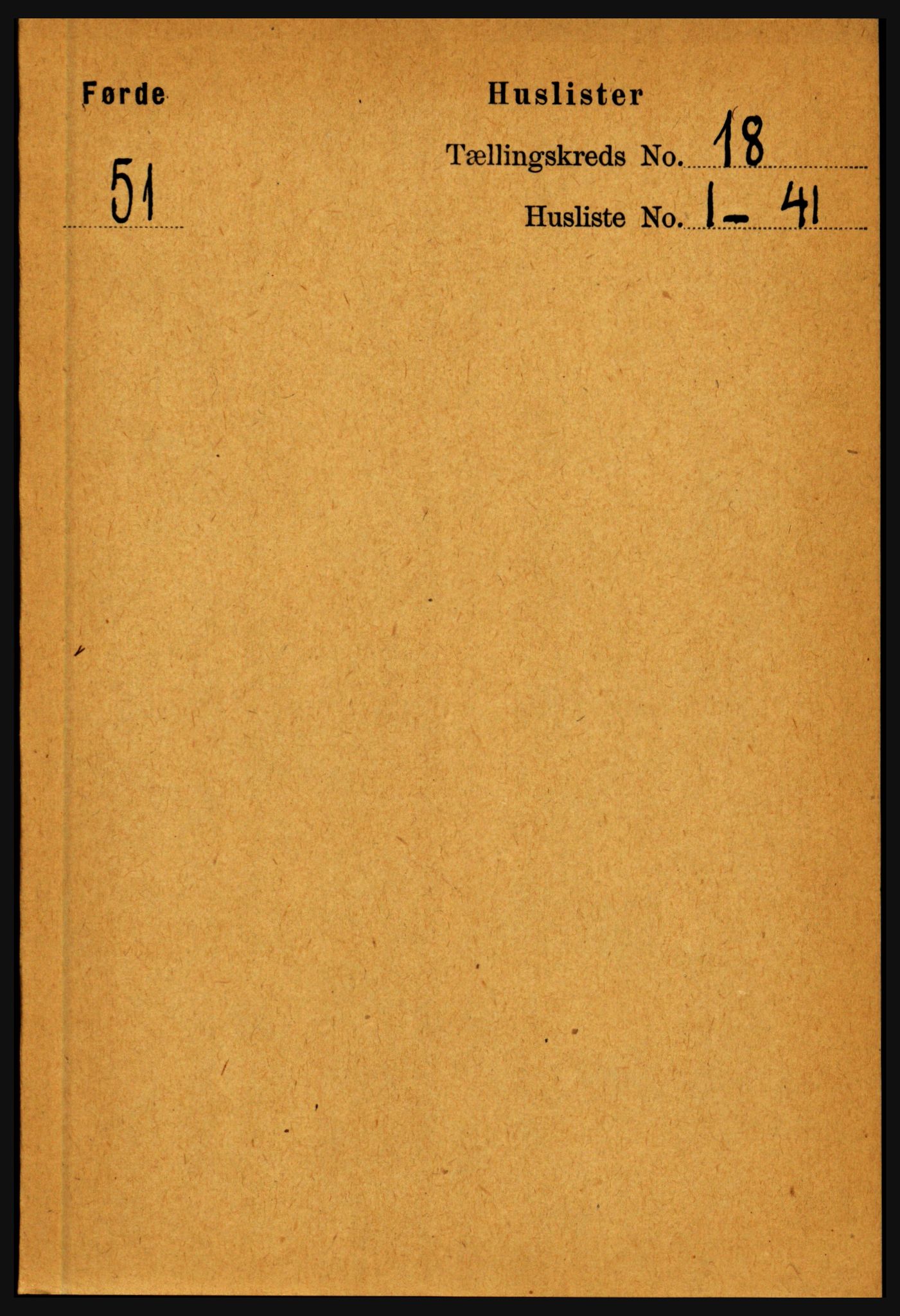 RA, 1891 census for 1432 Førde, 1891, p. 6324