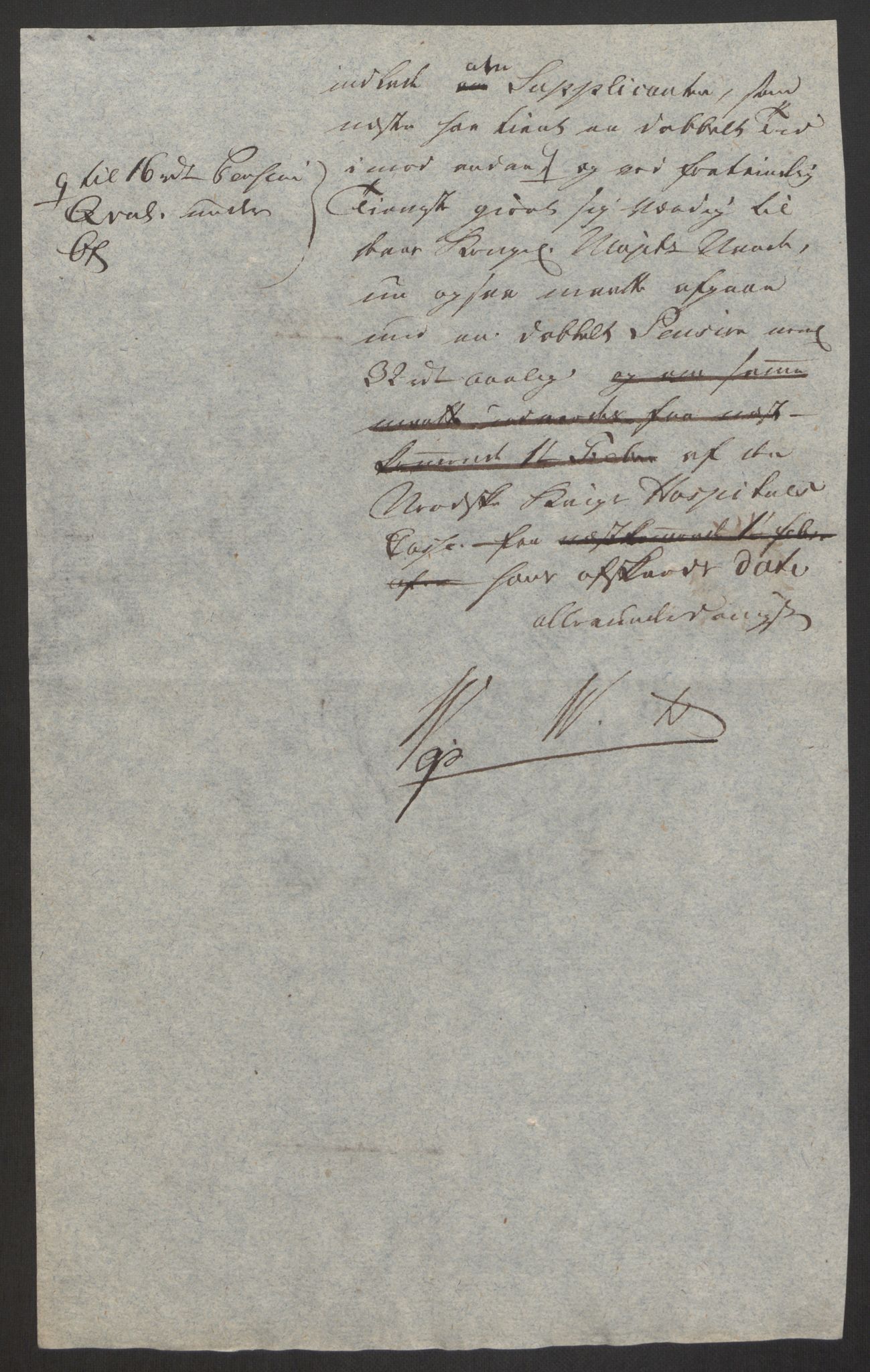 Forsvaret, Den norske kvesthuskasse/krigshospitalkasse, AV/RA-RAFA-1887/F/Fa/L0008: Konsepter, 1790-1793, p. 724