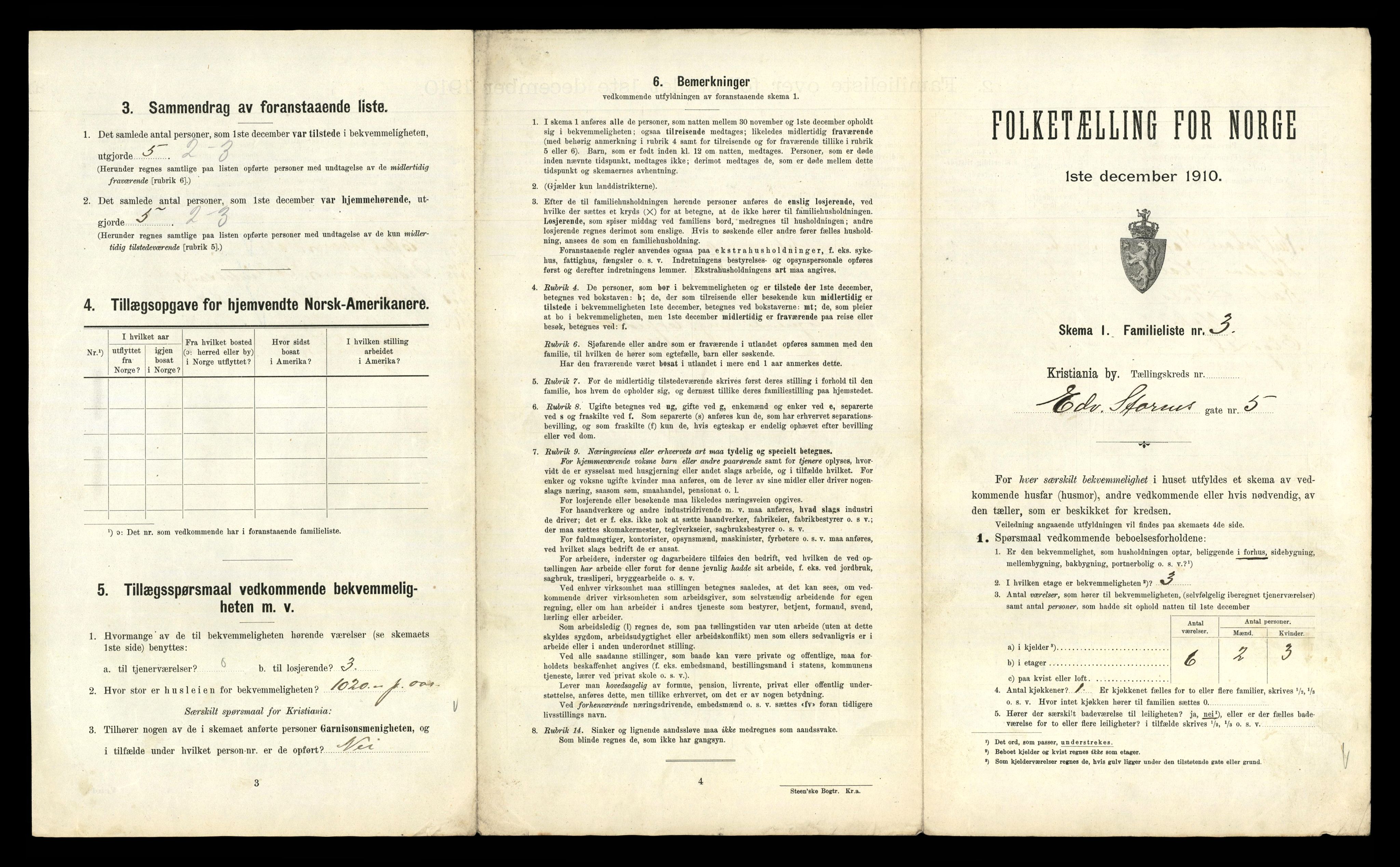 RA, 1910 census for Kristiania, 1910, p. 18977