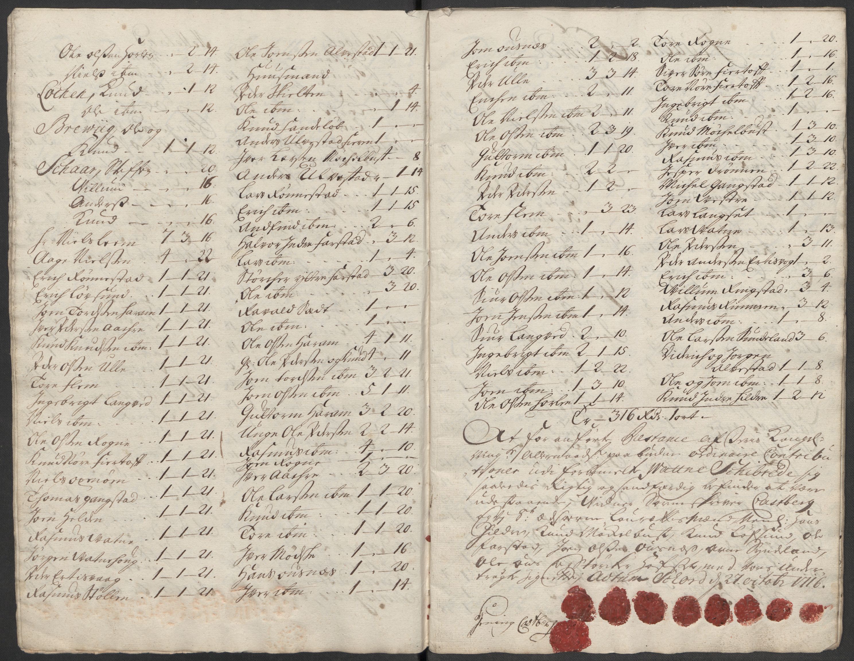 Rentekammeret inntil 1814, Reviderte regnskaper, Fogderegnskap, AV/RA-EA-4092/R54/L3568: Fogderegnskap Sunnmøre, 1716, p. 194